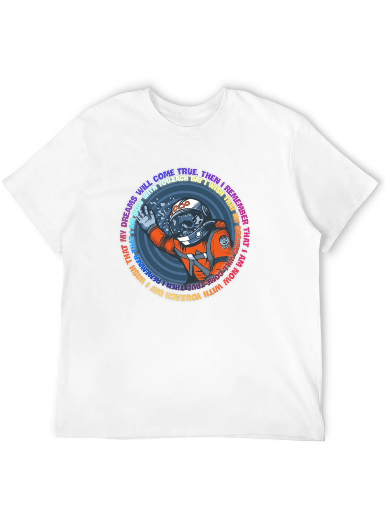 Astronaut Skull T-Shirt - Dreams Come True Tee
