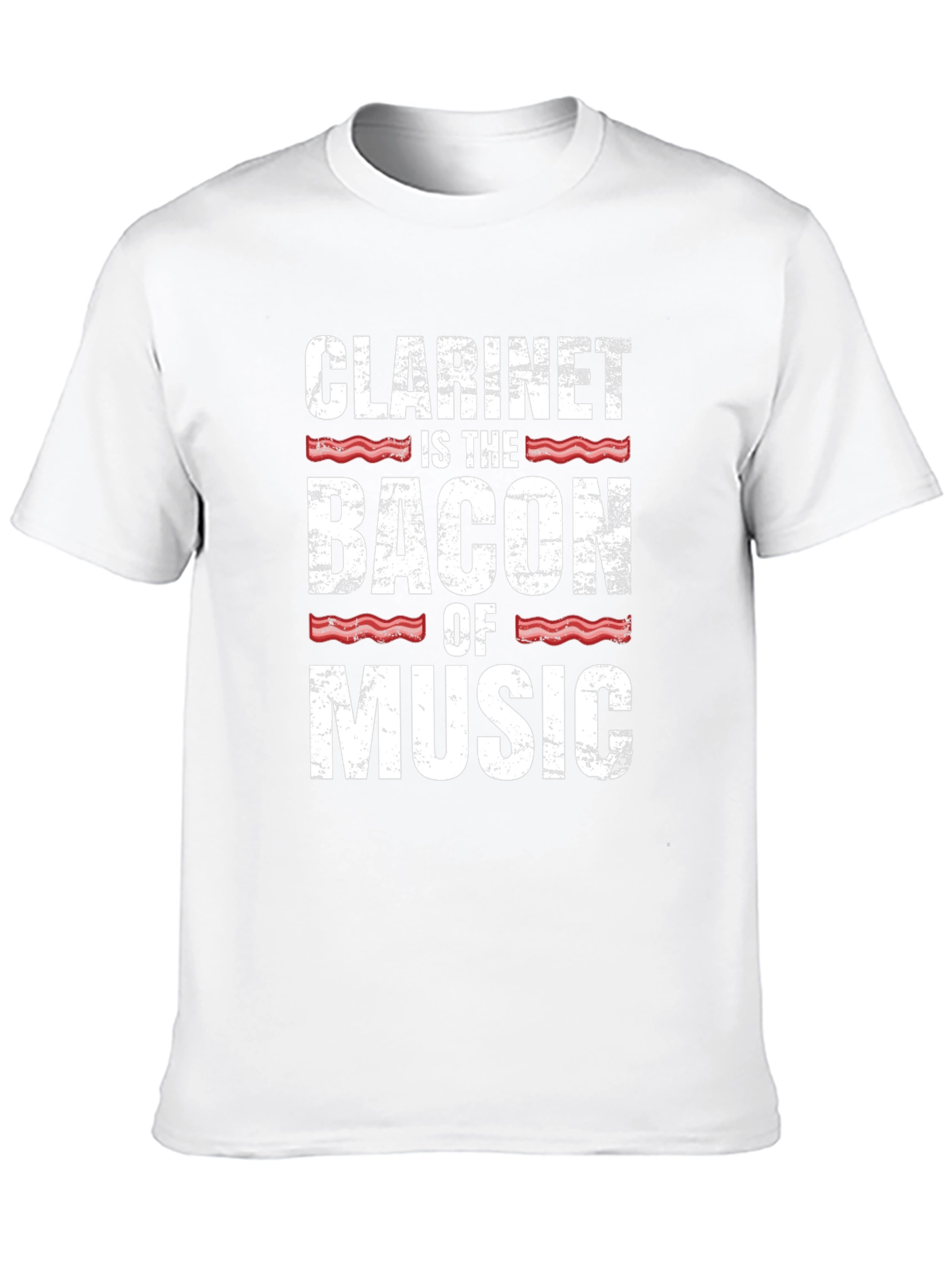 Clarinet Bacon Music T-Shirt