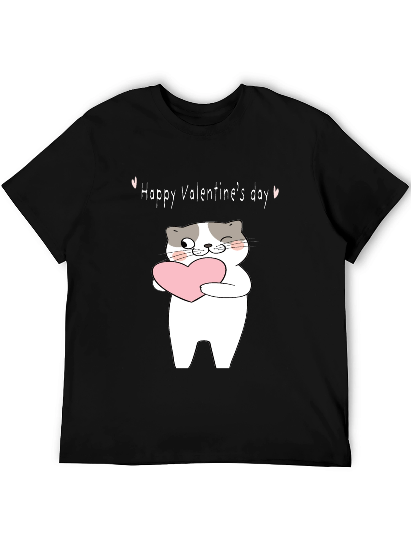 Happy Valentines Day Cat T-Shirt