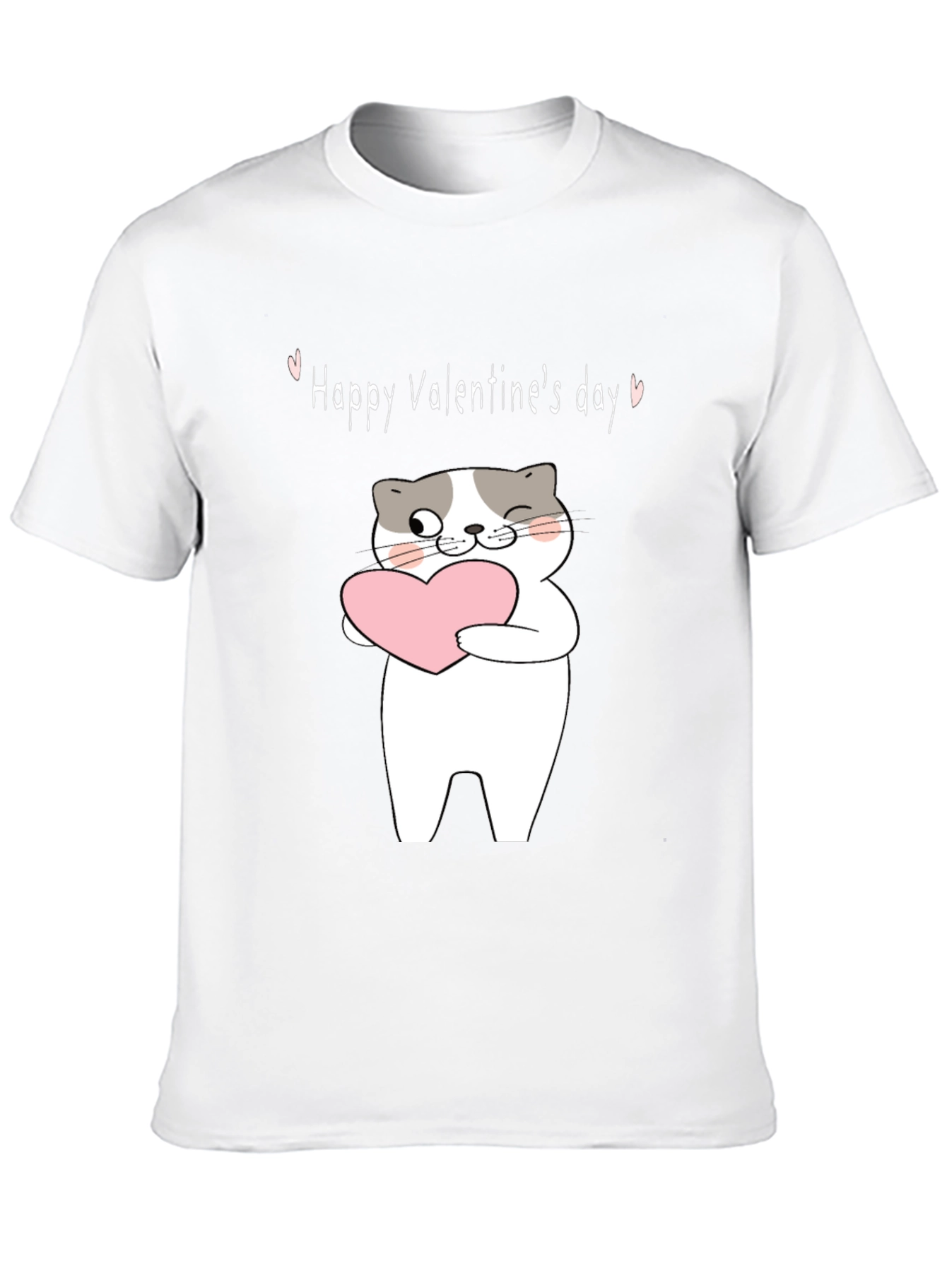 Happy Valentines Day Cat T-Shirt