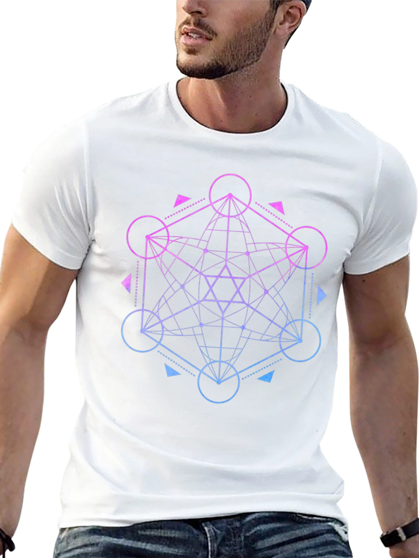 Geometric Metatrons Cube T-Shirt