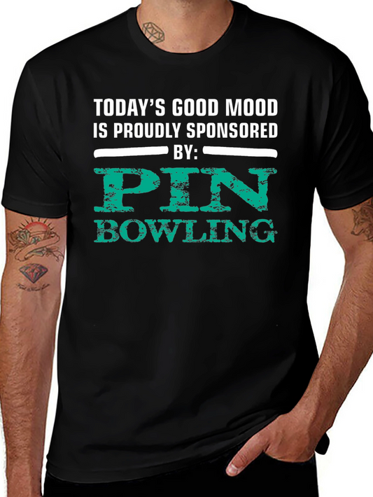 Pin Bowling Sponsored T-Shirt - Good Mood Tee