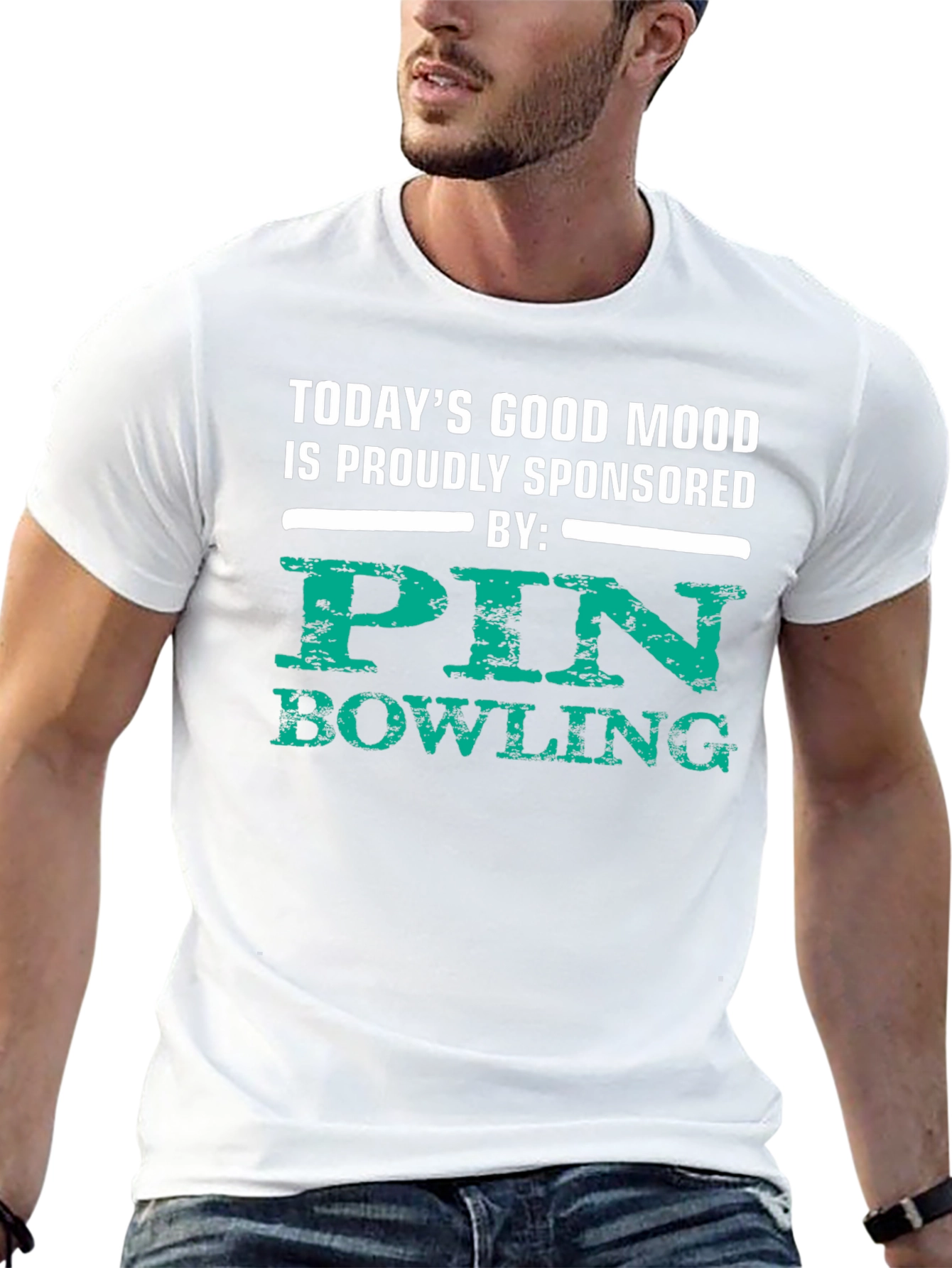 Pin Bowling Sponsored T-Shirt - Good Mood Tee