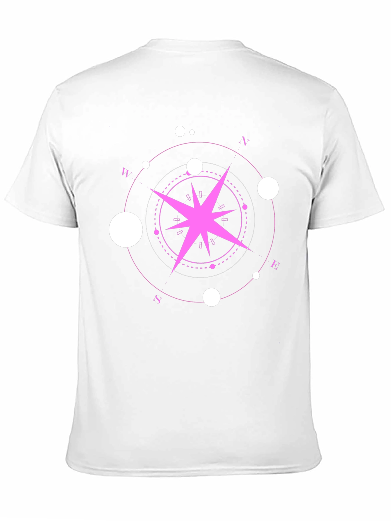 Compass Rose Graphic Tee - Black