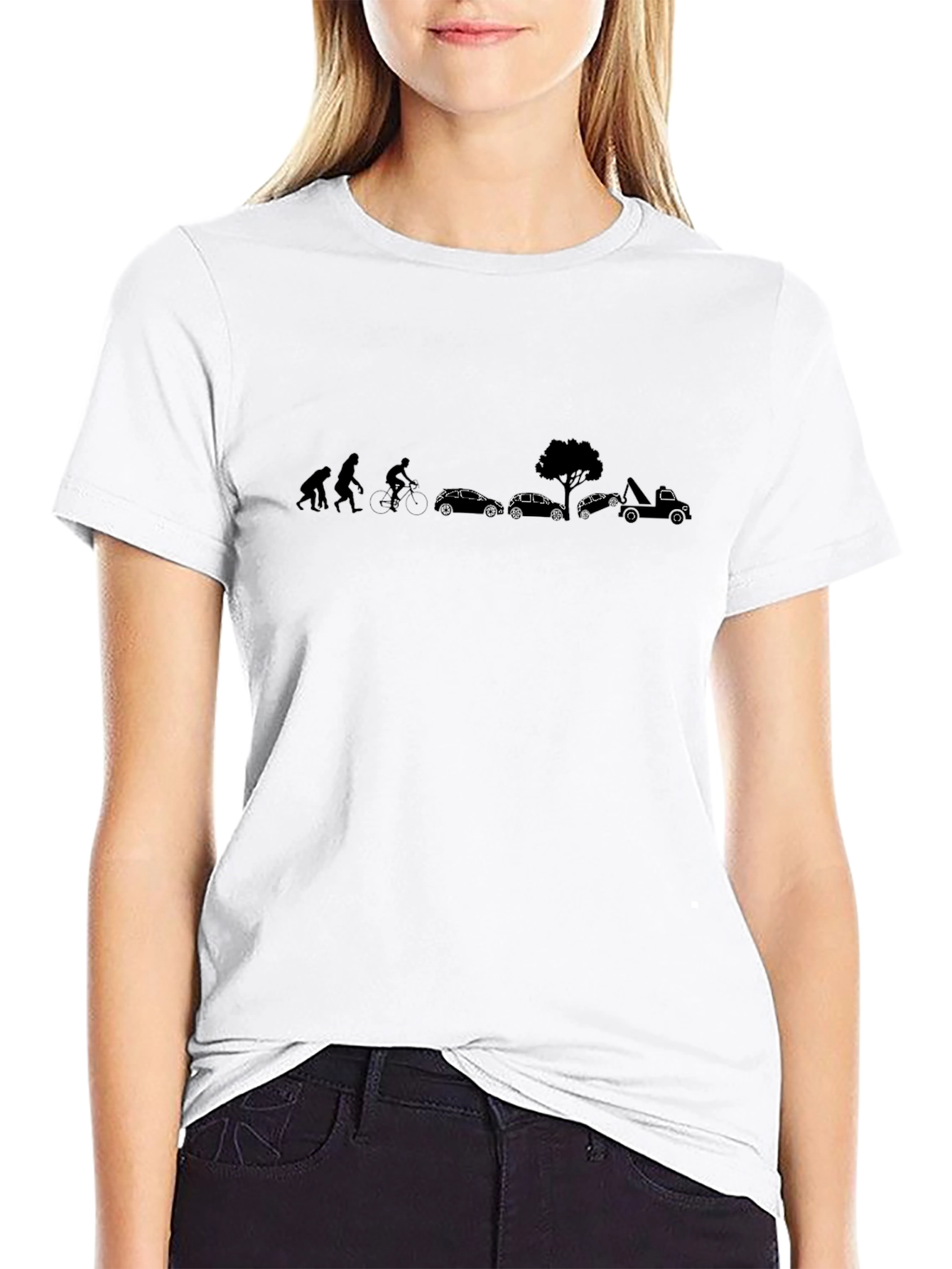 Evolution of Tesla T-Shirt Black