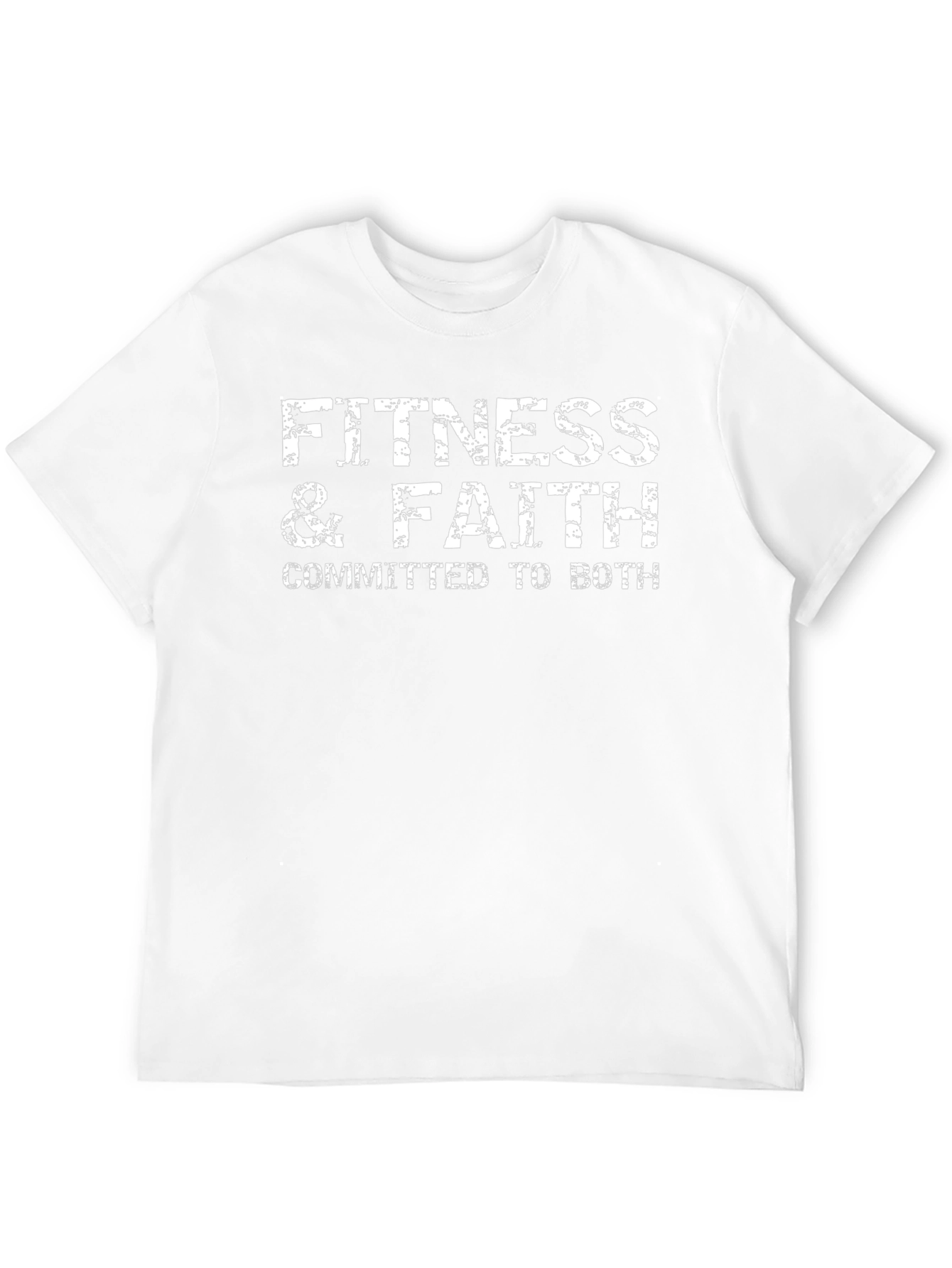 Fitness & Faith Graphic T-Shirt - Committed to Both