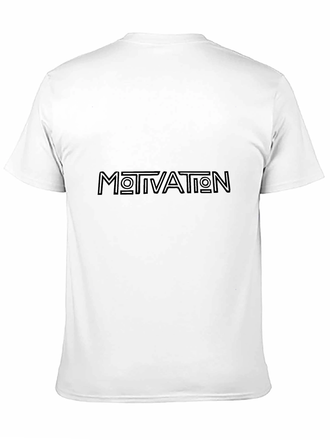 Motivation Graphic Print Tee - Black