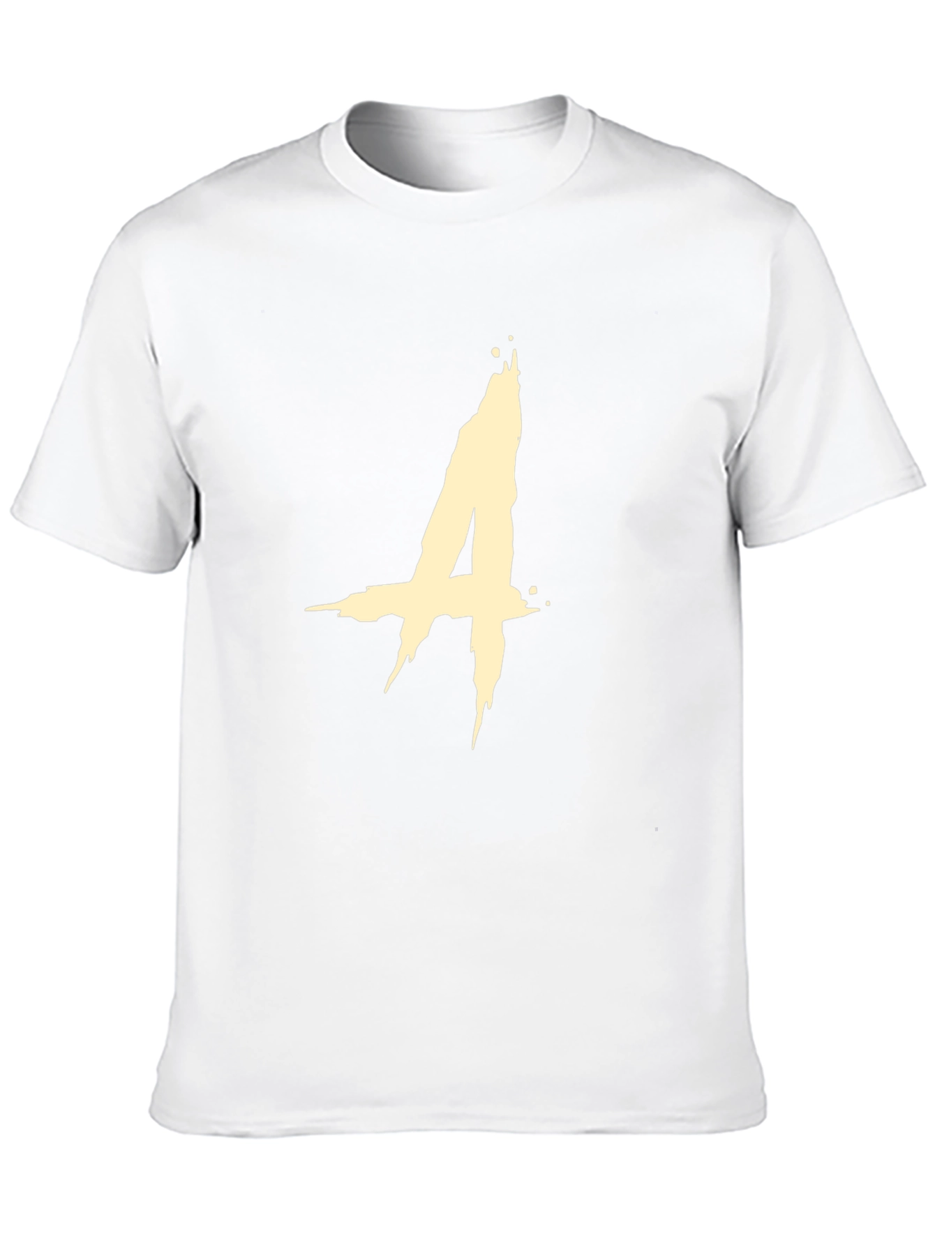 Abstract A Graphic Black T-Shirt