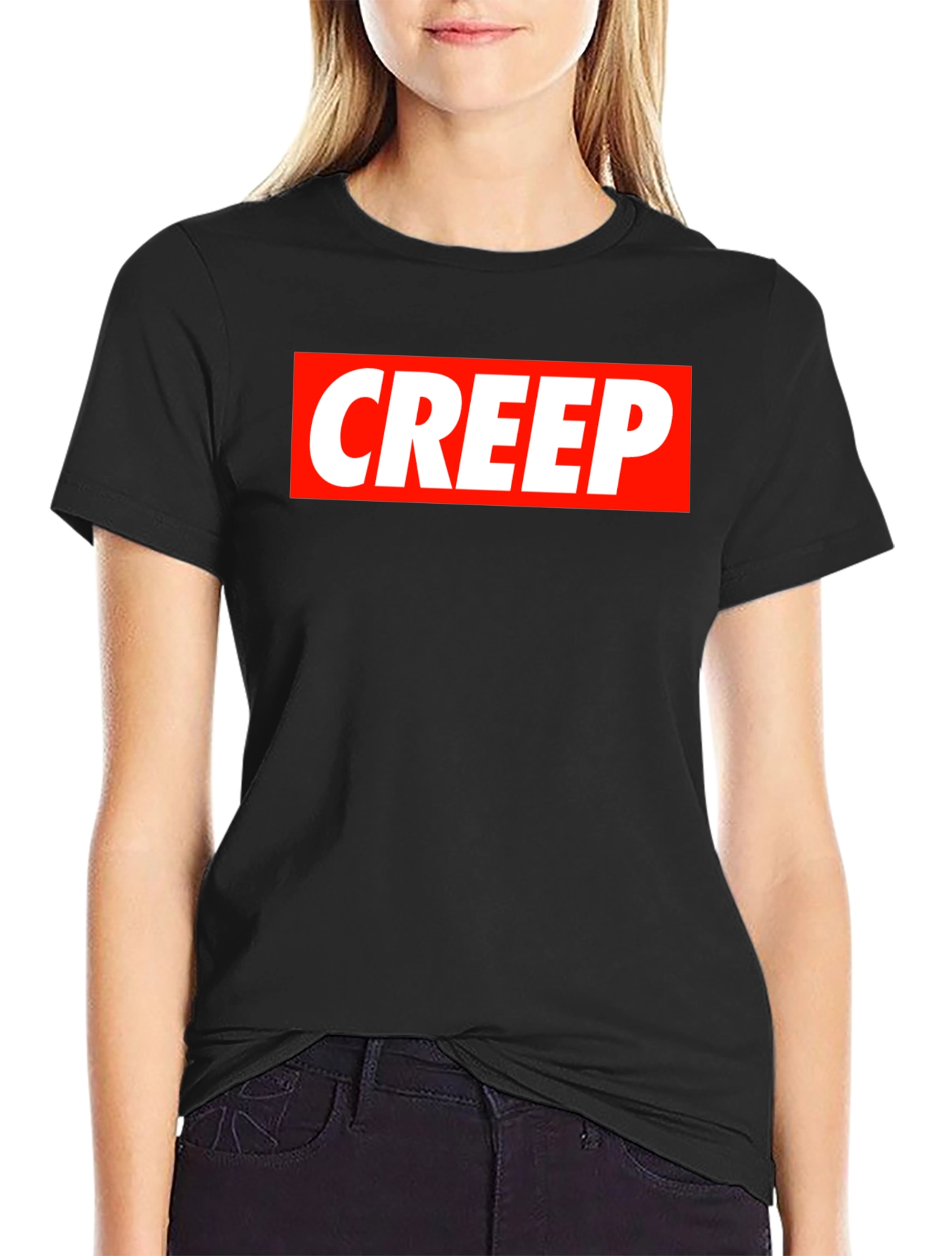 Creep Tee - Bold Graphic Print Soft Cotton T-Shirt