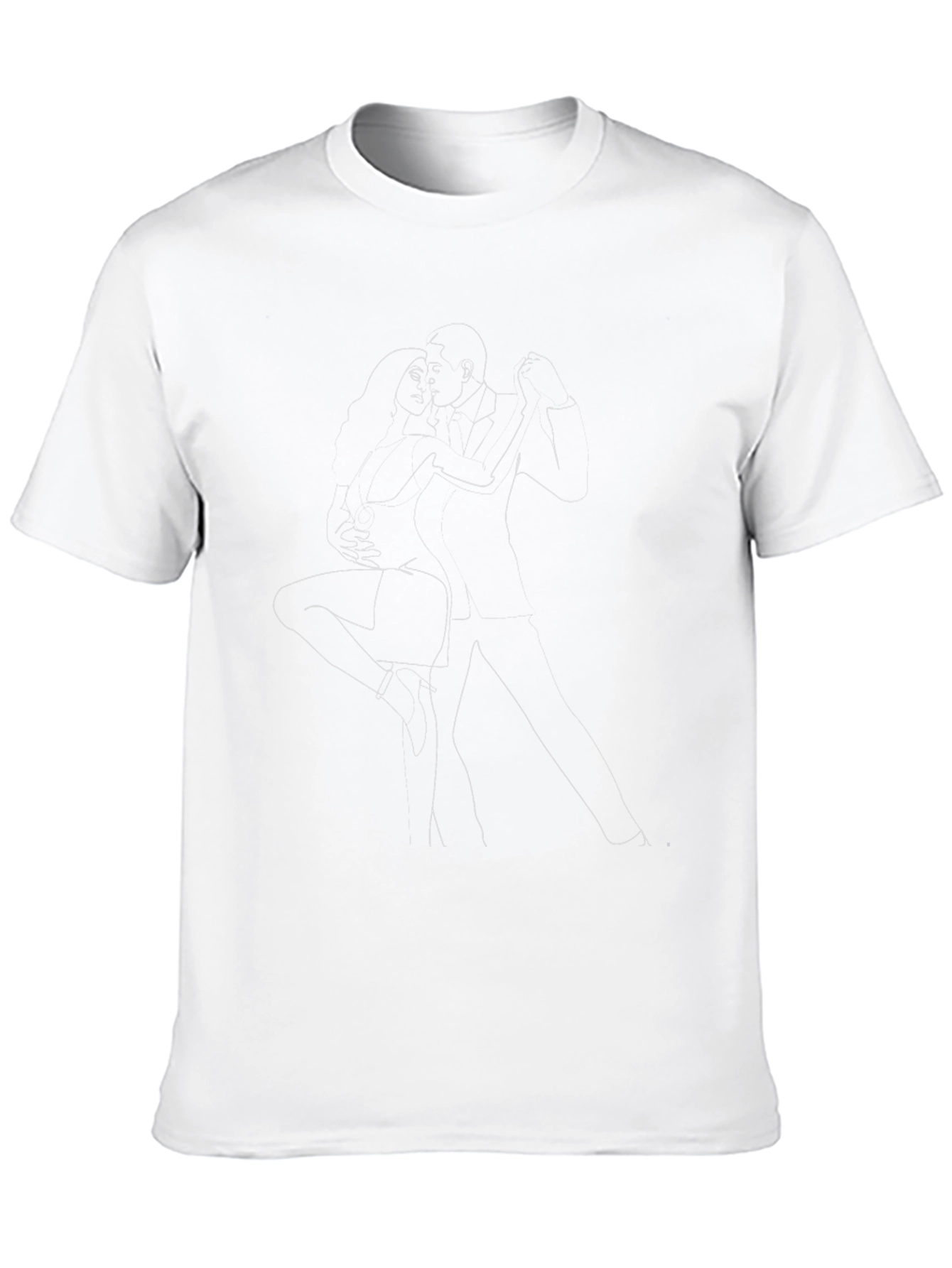 Tango Lovers Graphic Black Tee