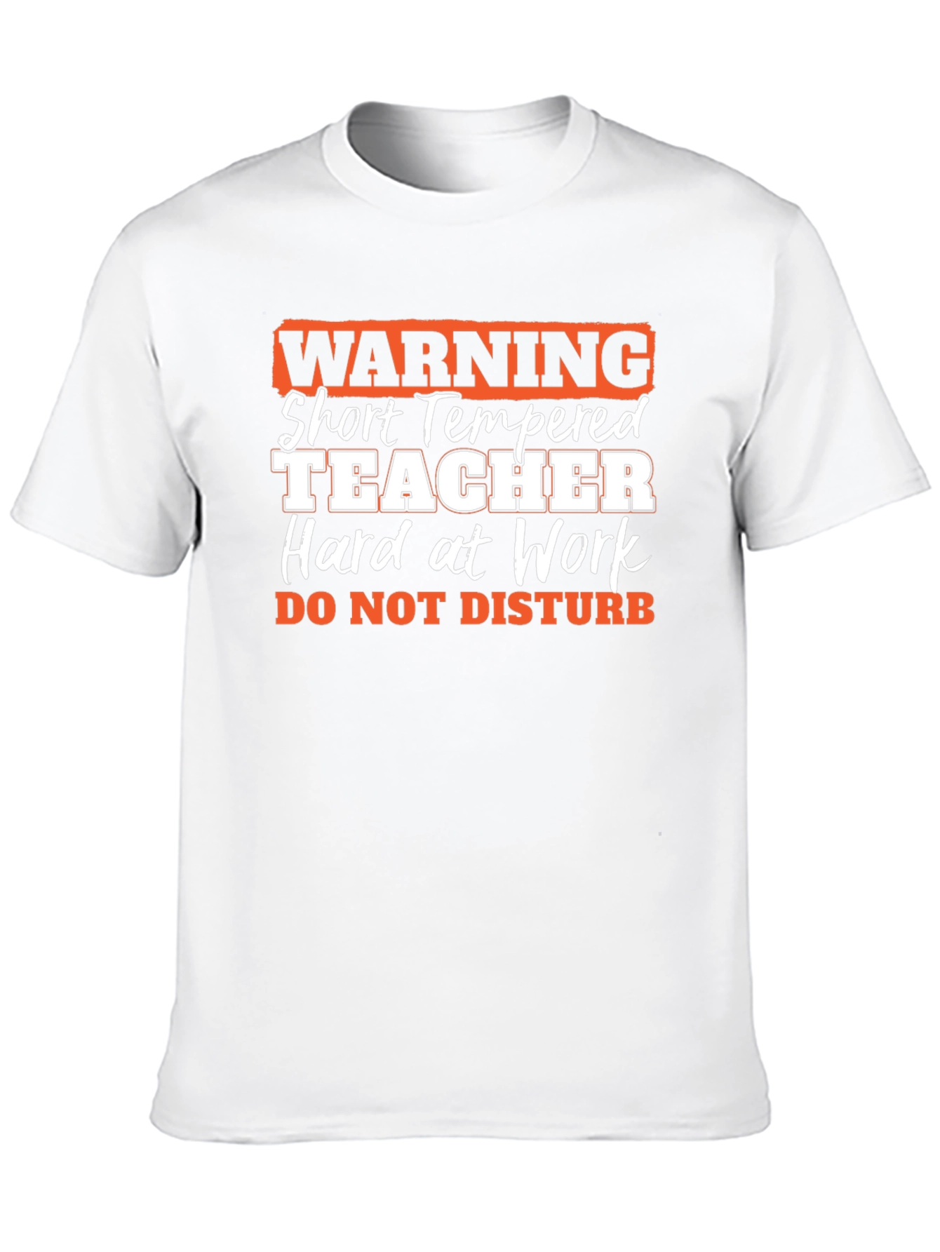 Warning Short Tempered Teacher T-Shirt