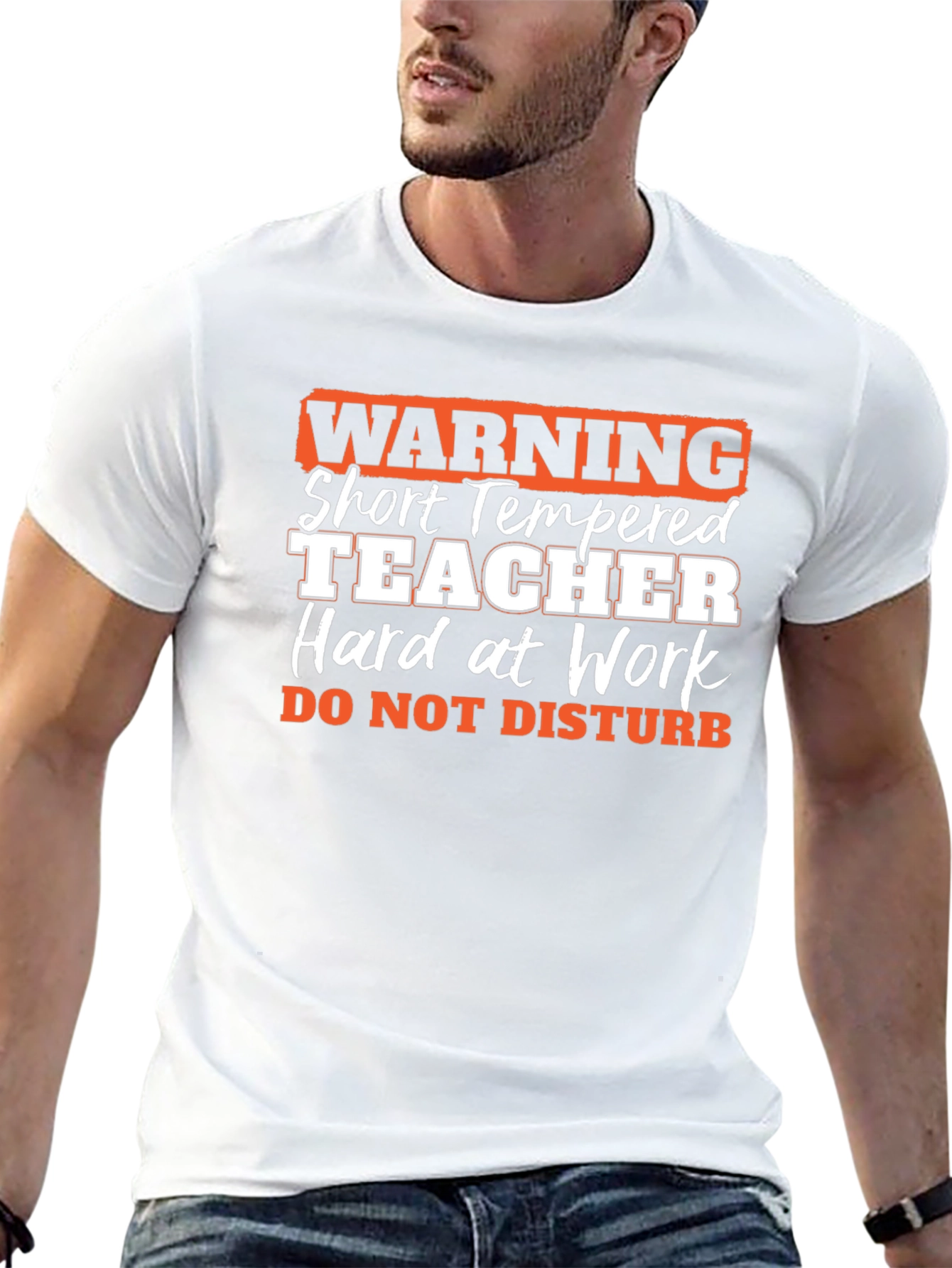 Warning Short Tempered Teacher T-Shirt