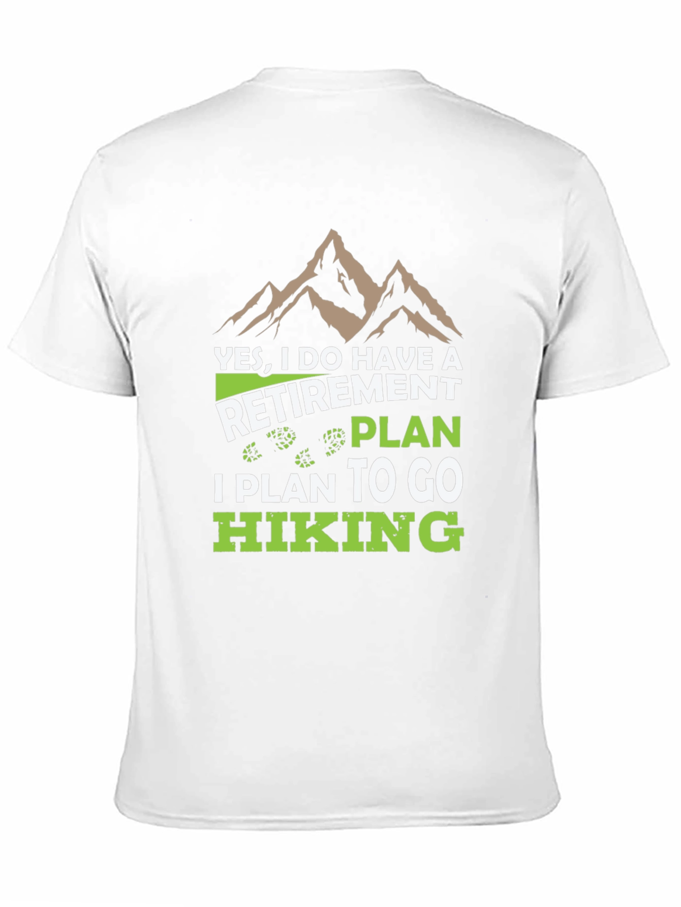 Retirement Plan Hiking T-Shirt