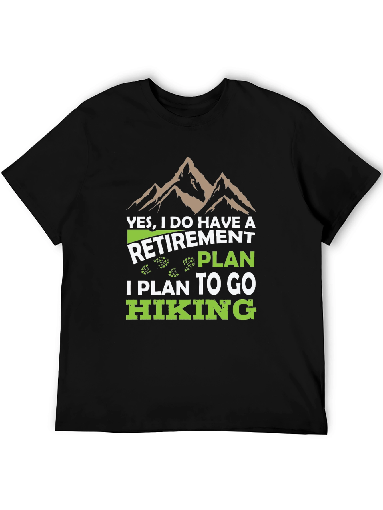 Retirement Plan Hiking T-Shirt