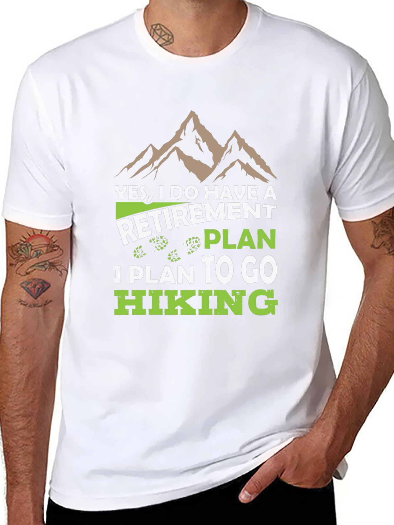 Retirement Plan Hiking T-Shirt