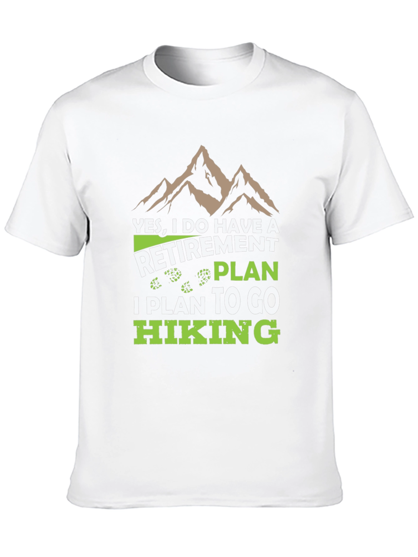 Retirement Plan Hiking T-Shirt