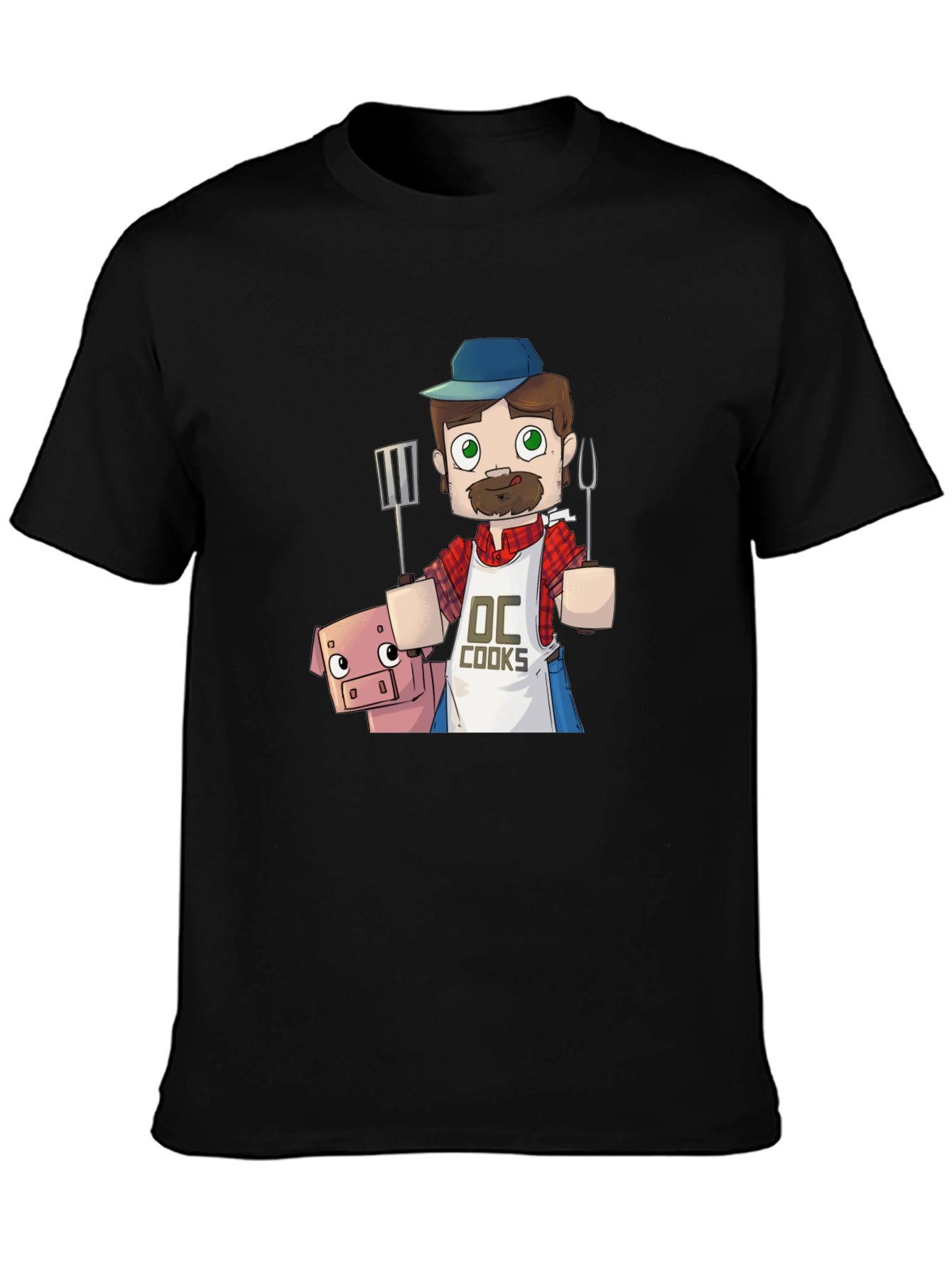 BBQ Chef and Pig Graphic Tee