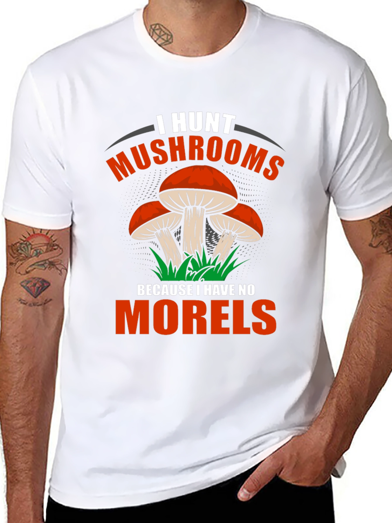 I Hunt Mushrooms Tee - Funny Mushroom Hunter Shirt