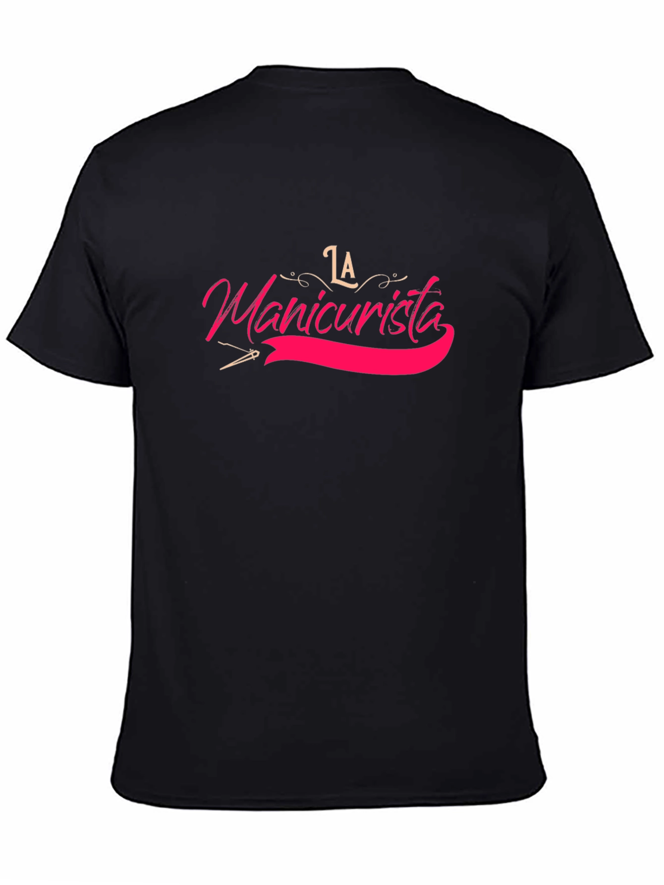 La Manicurista Black T-Shirt