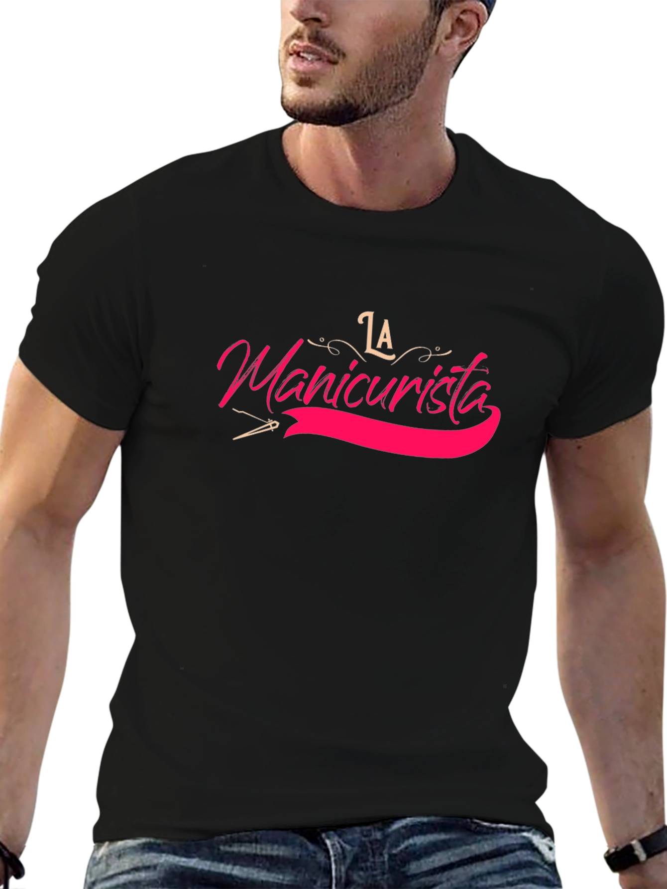 La Manicurista Black T-Shirt