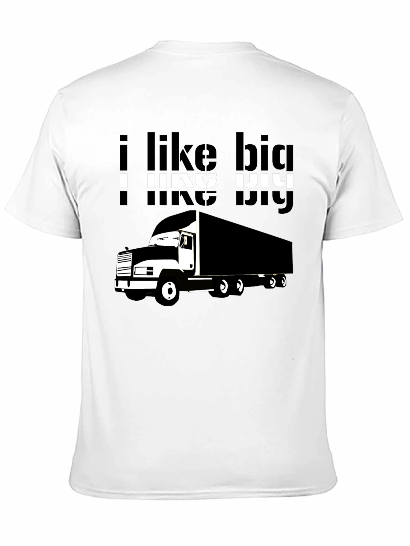 I Like Big Trucks T-Shirt - Black Graphic Tee