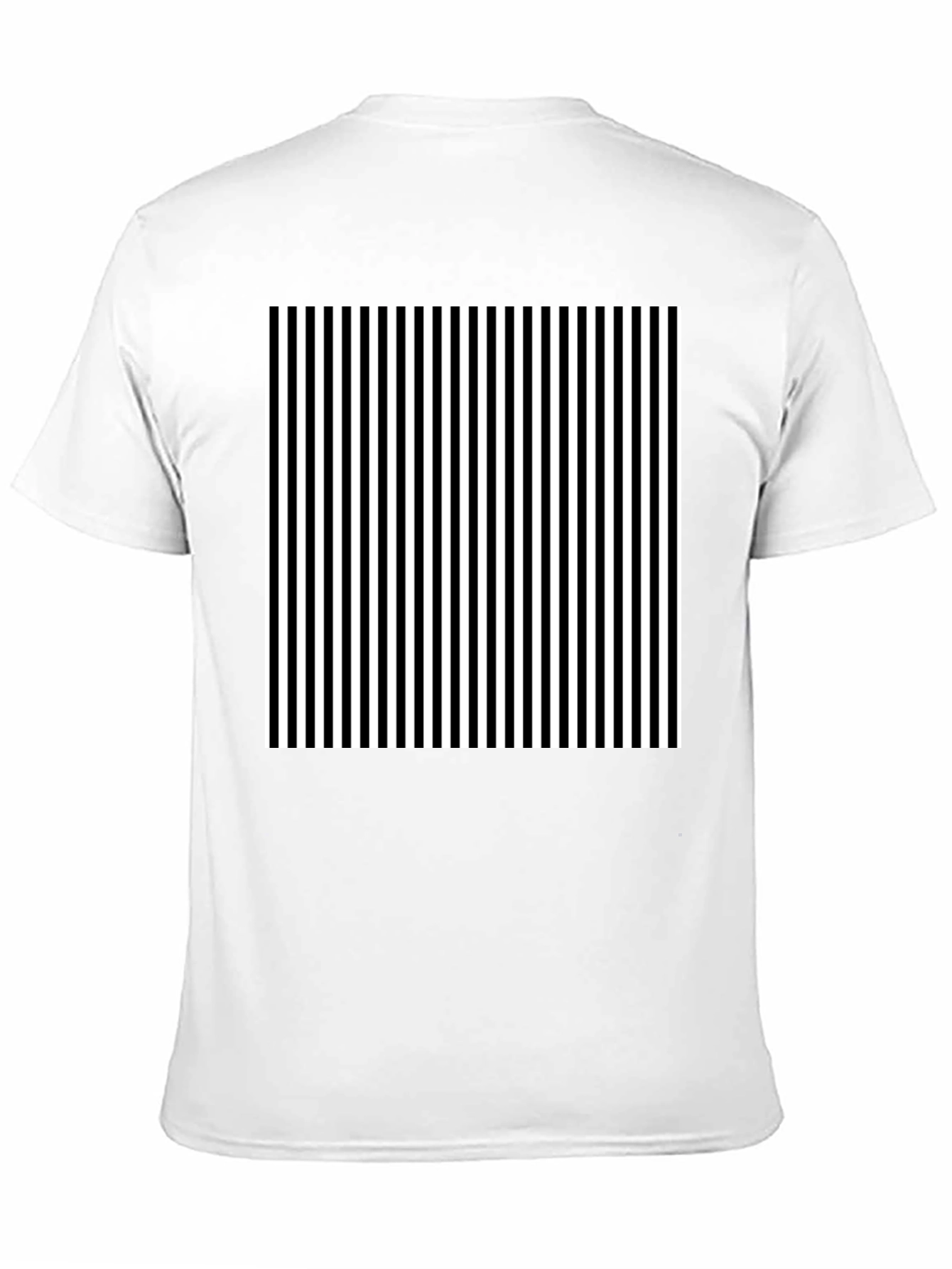 Striped Graphic Tee - Classic Black