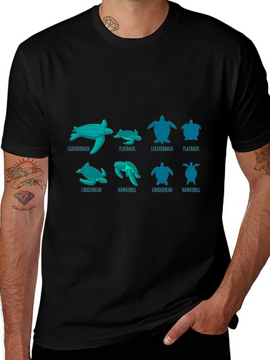 Sea Turtle Types Graphic Tee
