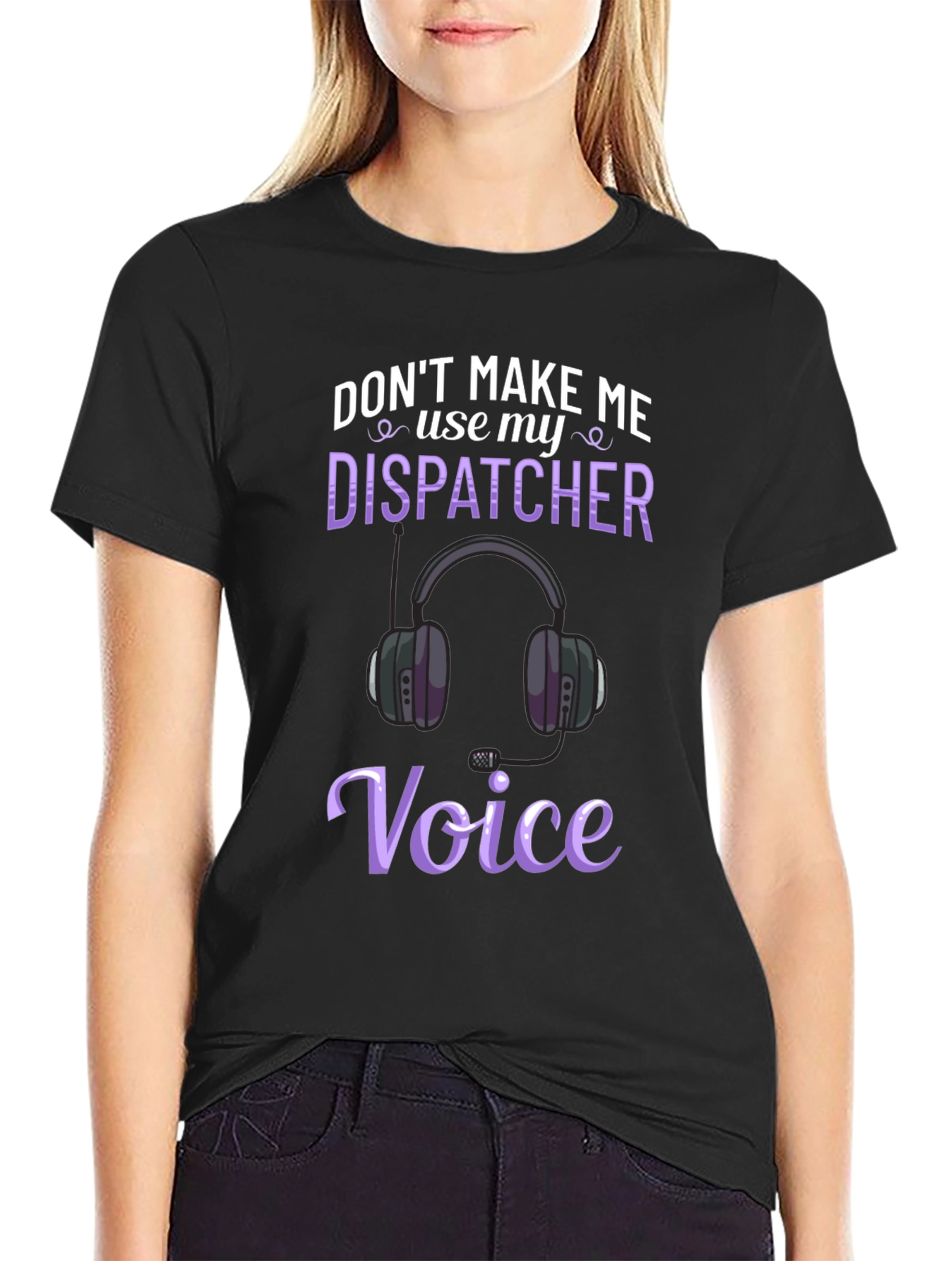 Dispatcher Voice T-Shirt - Funny 911 Operator Tee
