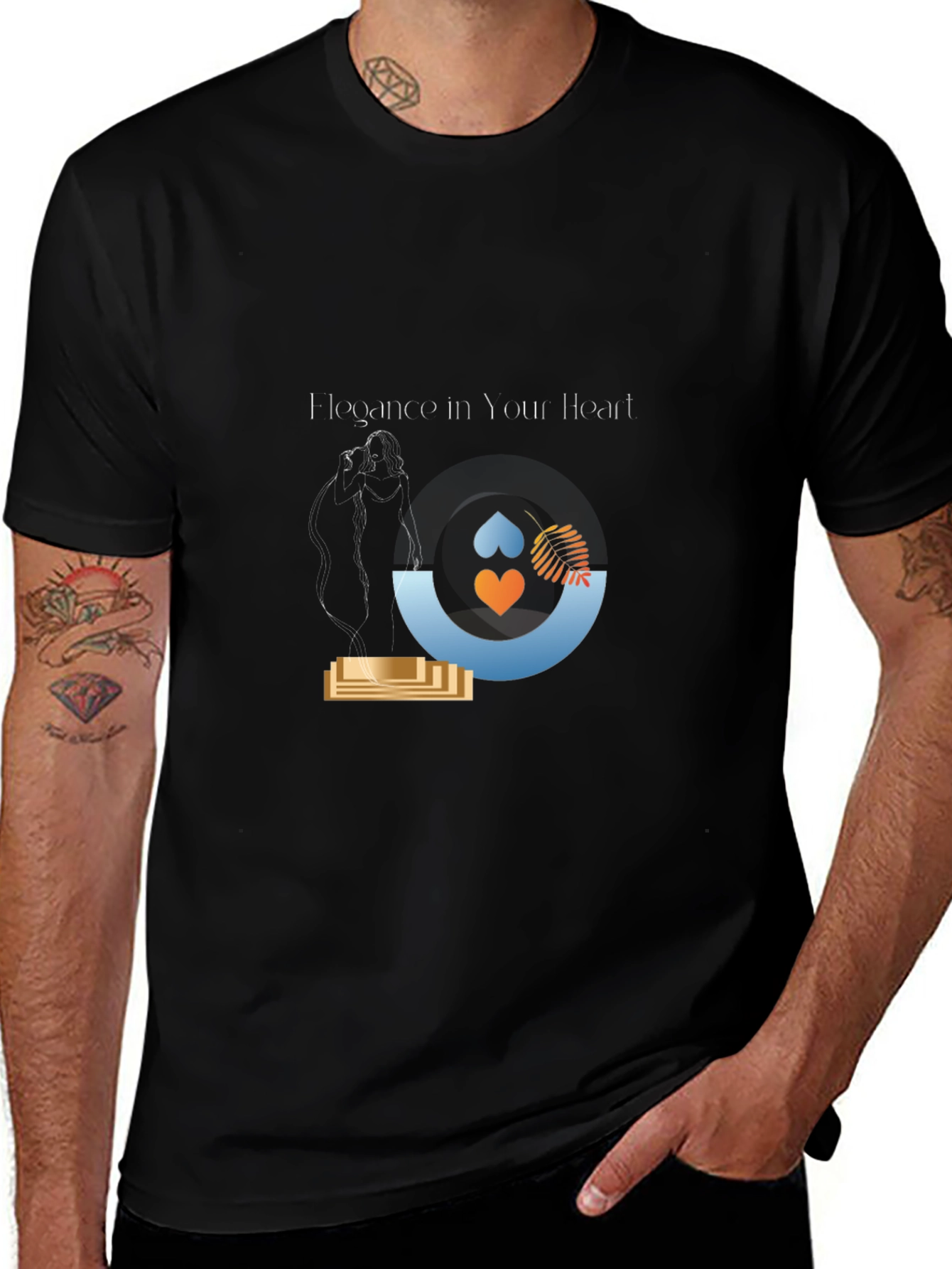 Elegance in Your Heart Graphic Tee