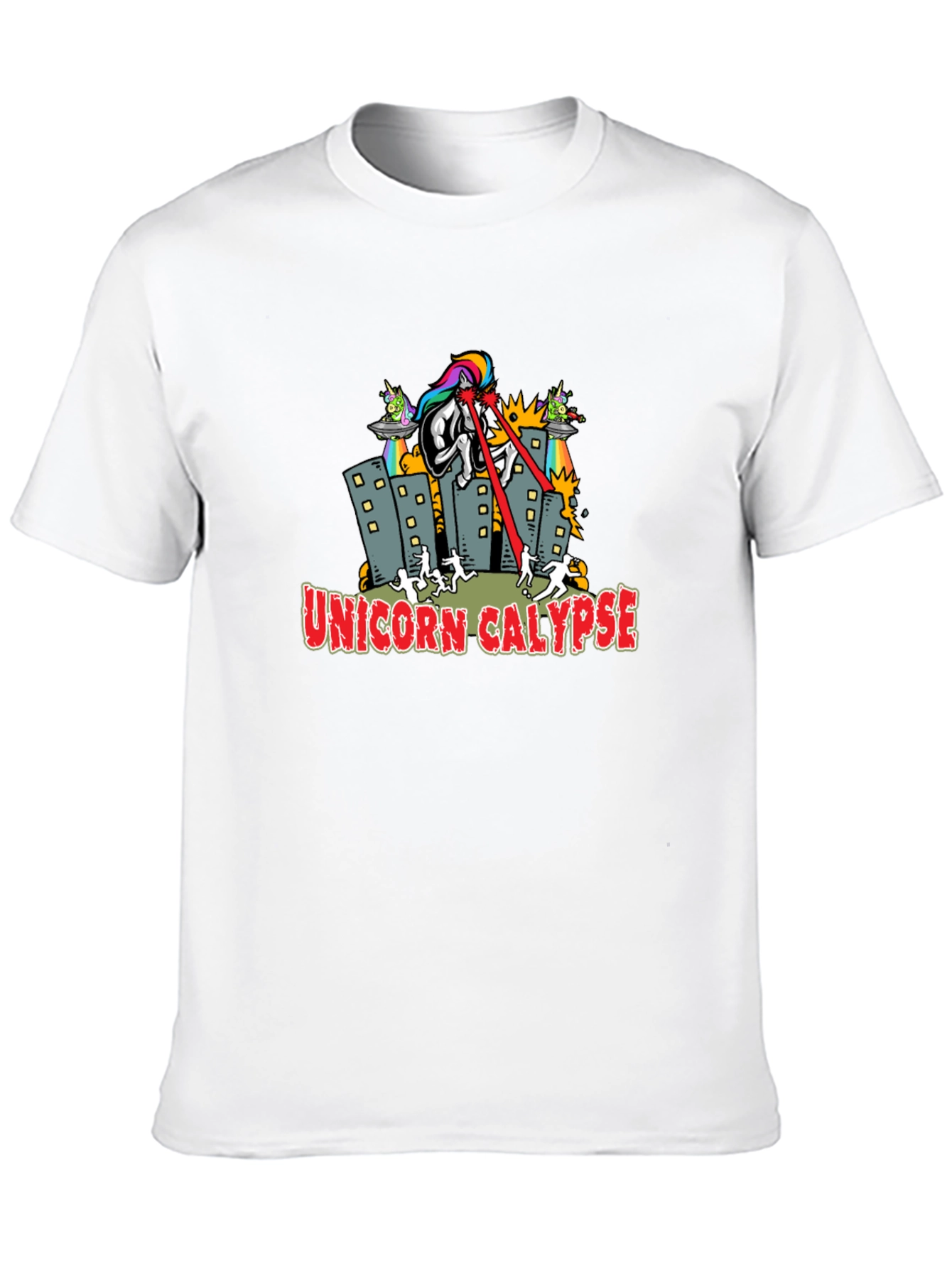 Unicorn Calypse Black Graphic Tee