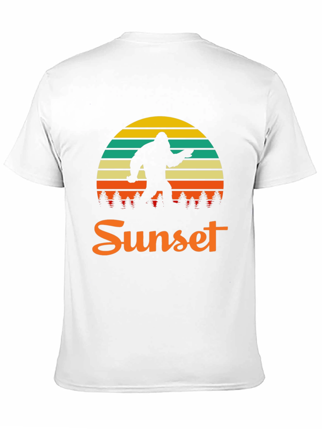 Bigfoot Sunset Graphic T-Shirt