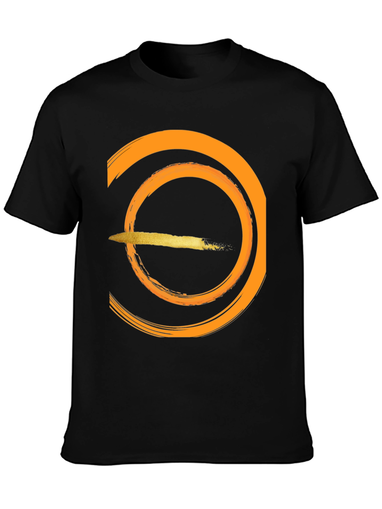 Modern Graphic Black T-Shirt