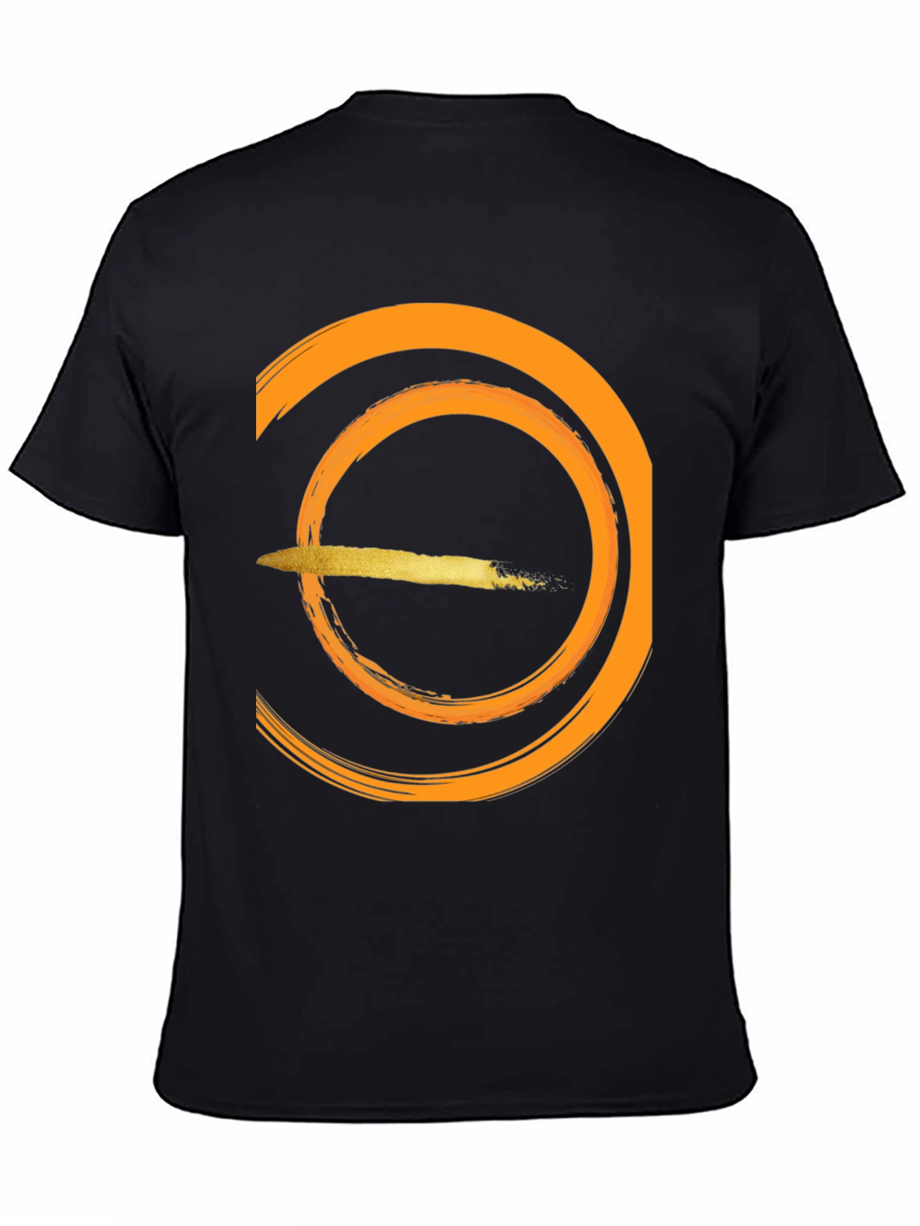 Modern Graphic Black T-Shirt