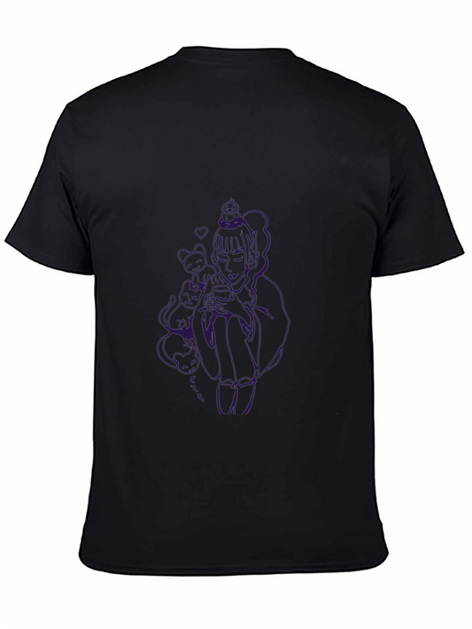Unique Graphic Black T-Shirt