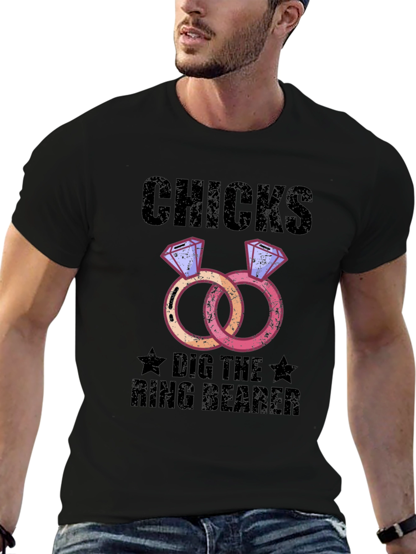 Chicks Dig the Ring Bearer Graphic Tee