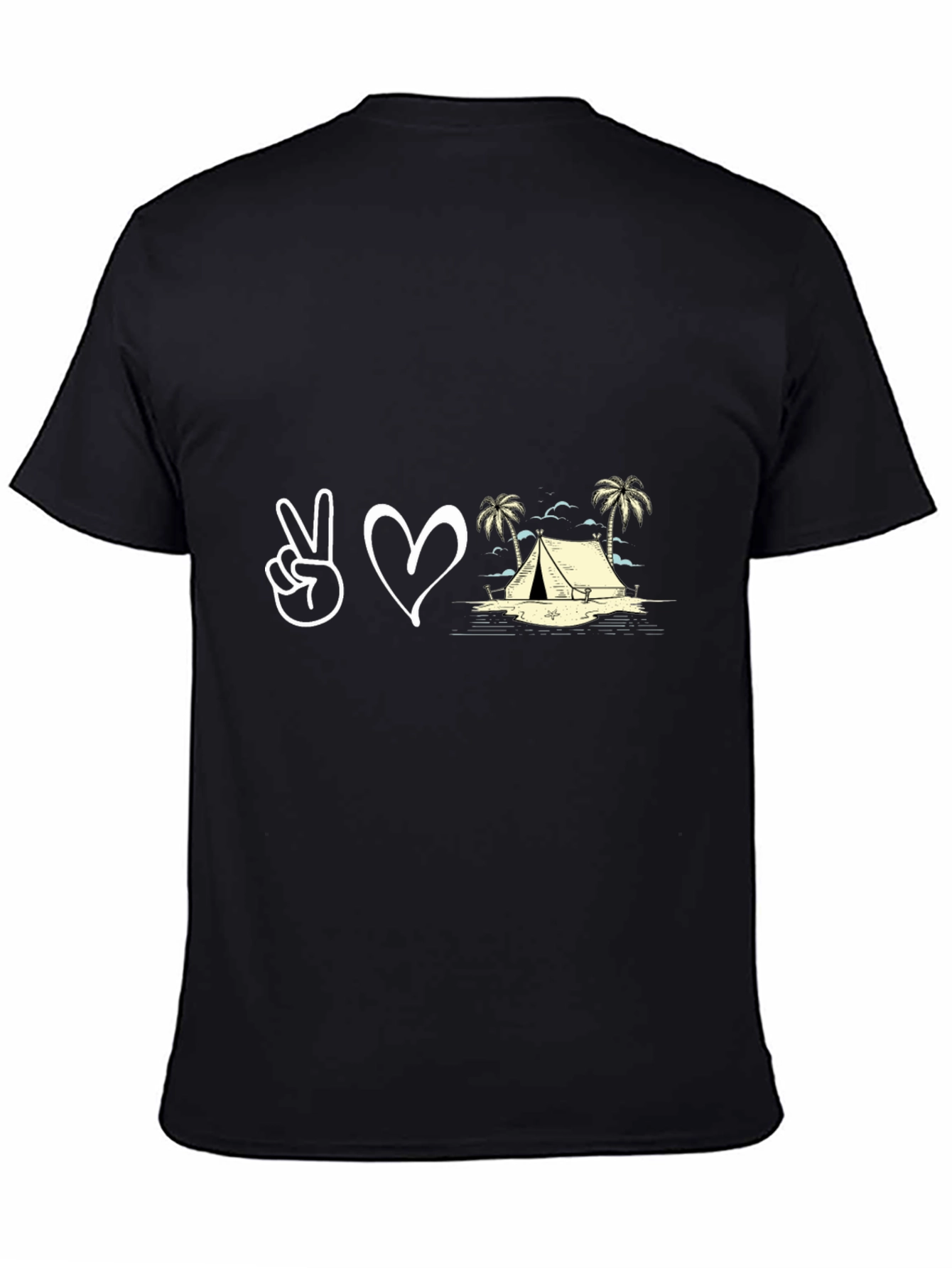 Peace Love Camping Graphic T-Shirt