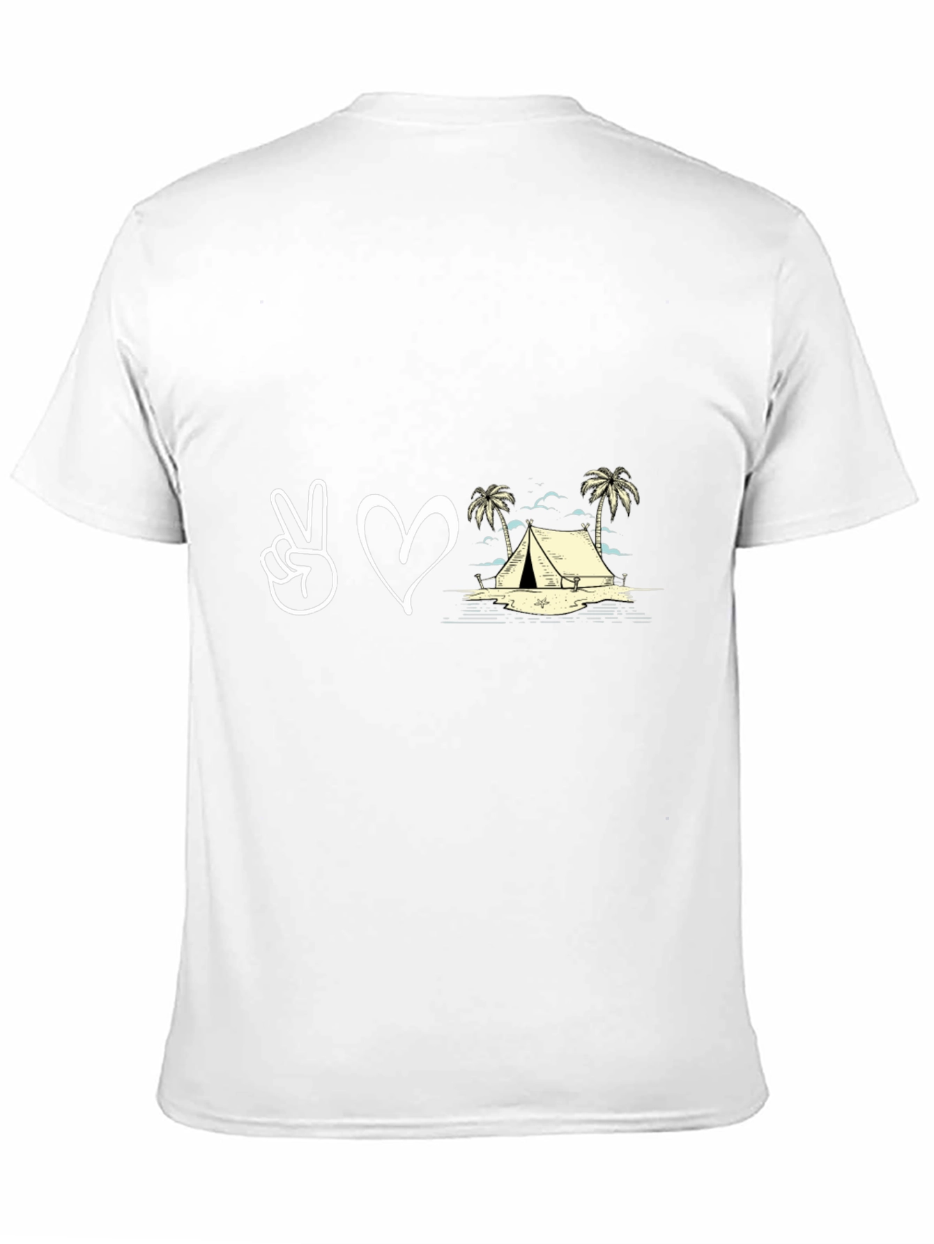 Peace Love Camping Graphic T-Shirt