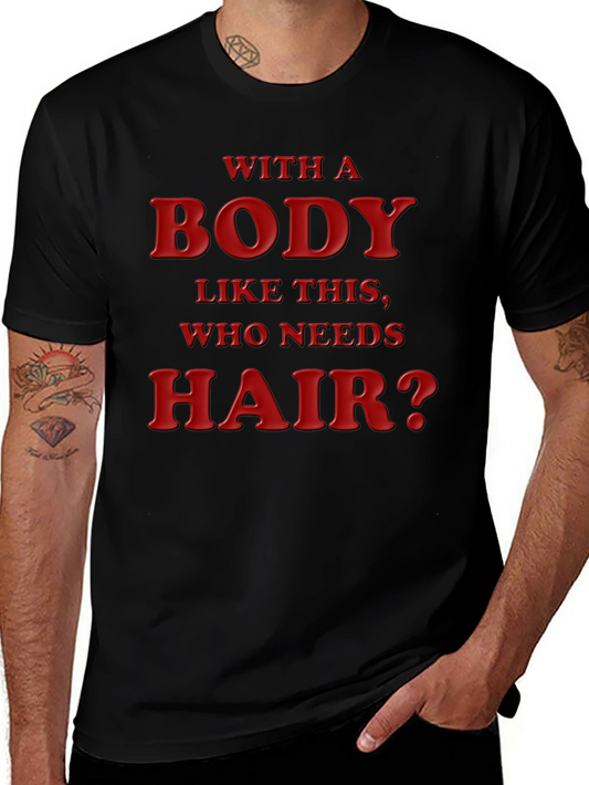 Humorous Baldness Acceptance T-Shirt