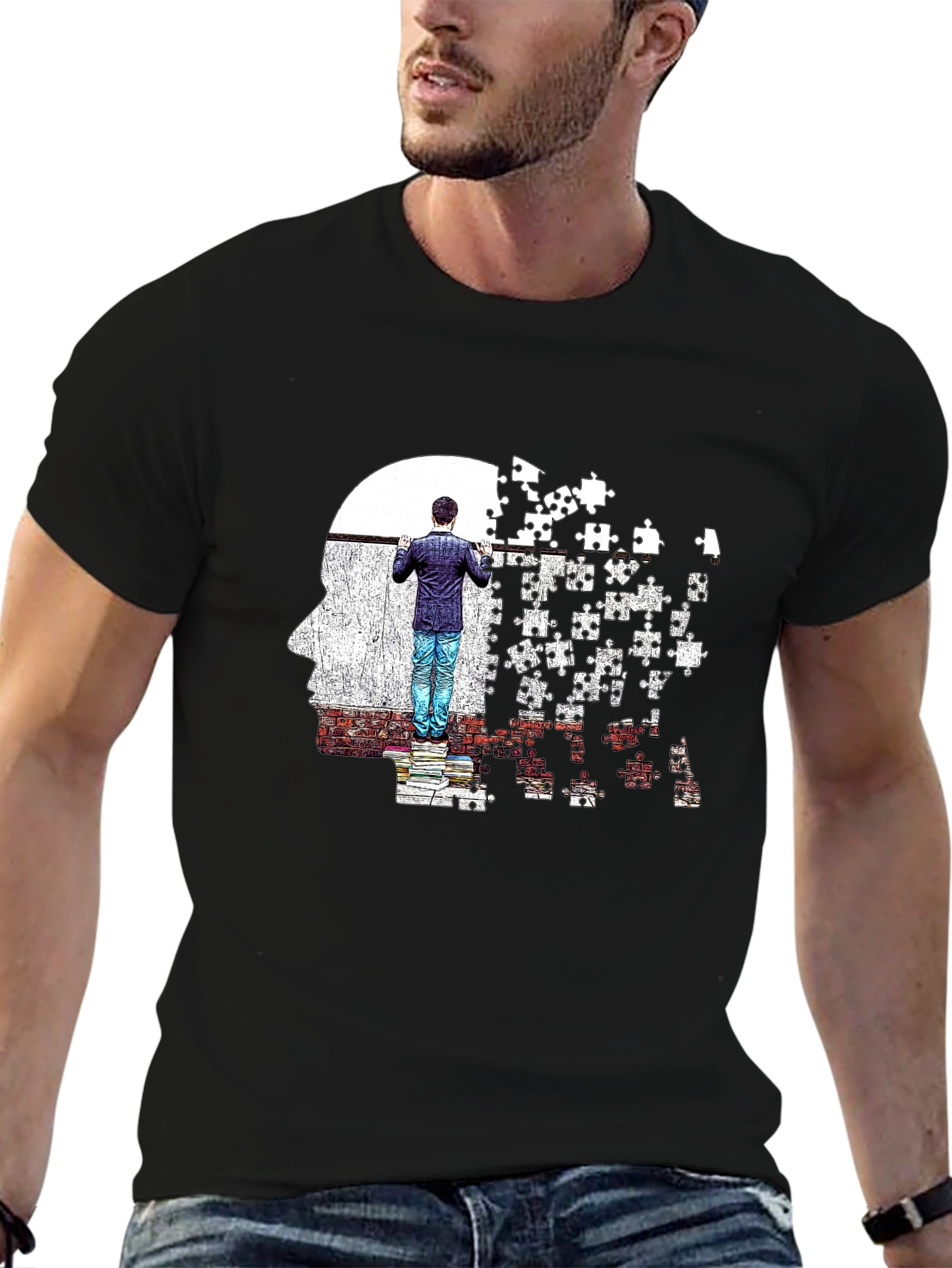 Puzzle Mind T-Shirt: Complete the Thought!
