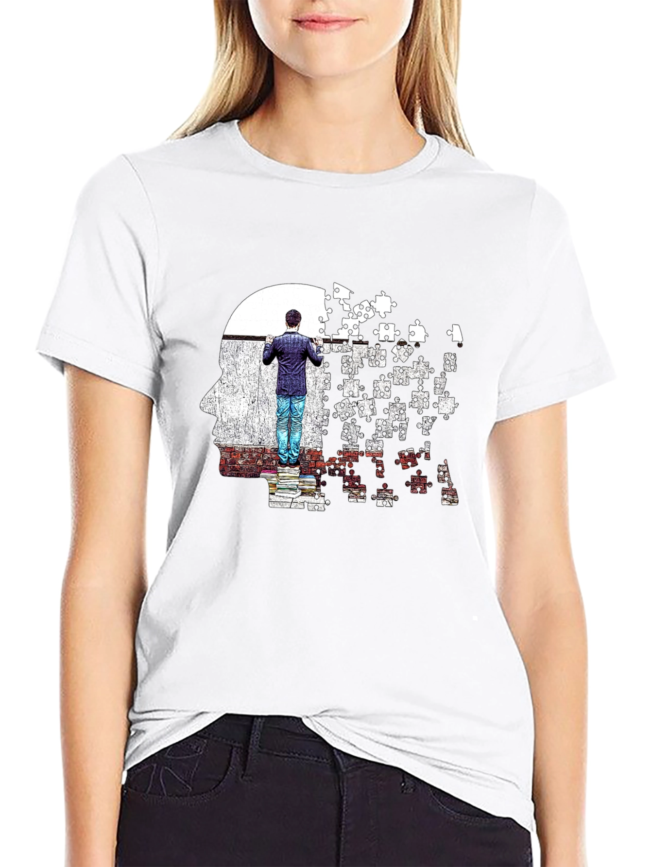 Puzzle Mind T-Shirt: Complete the Thought!