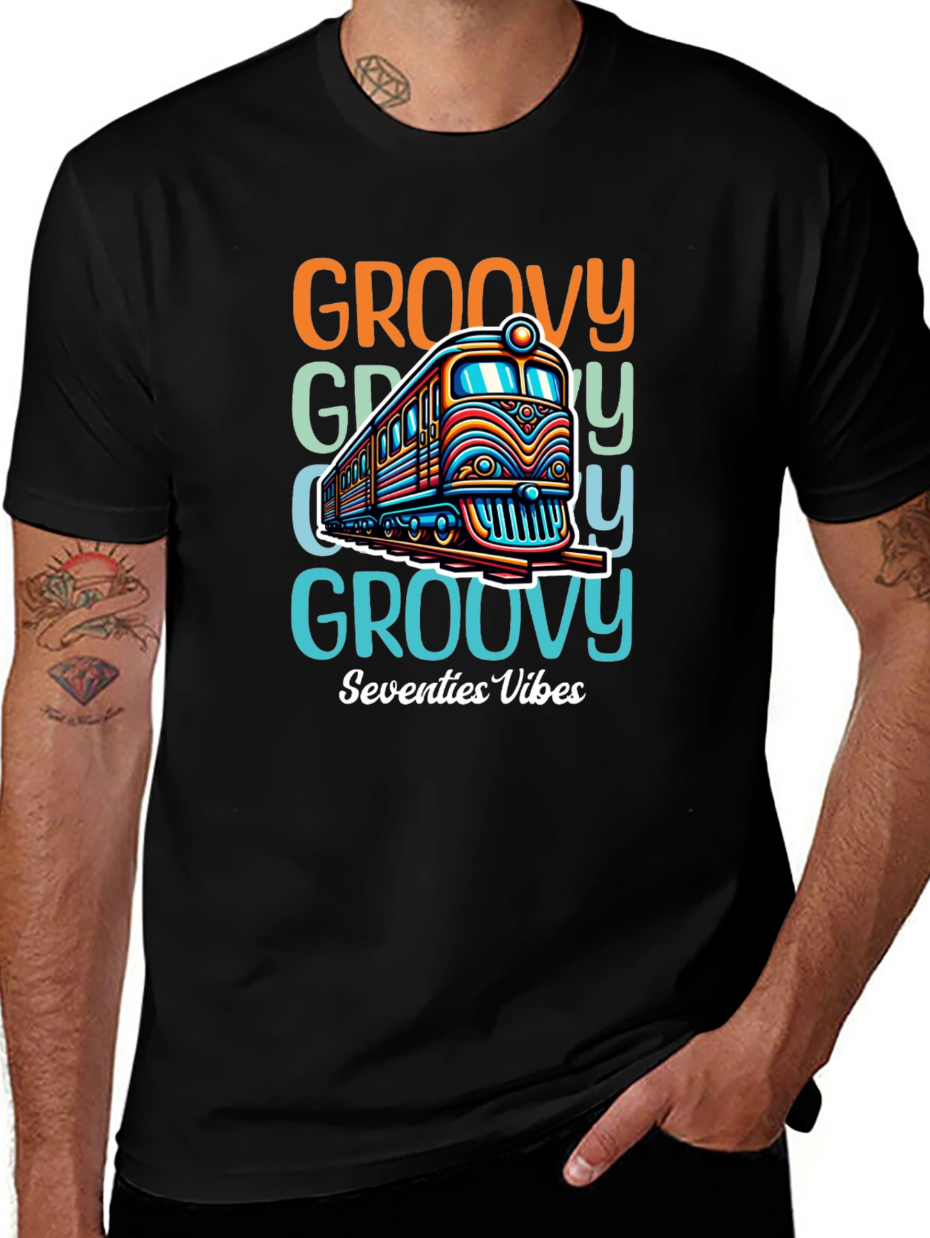 Groovy Seventies Vibes Graphic Tee