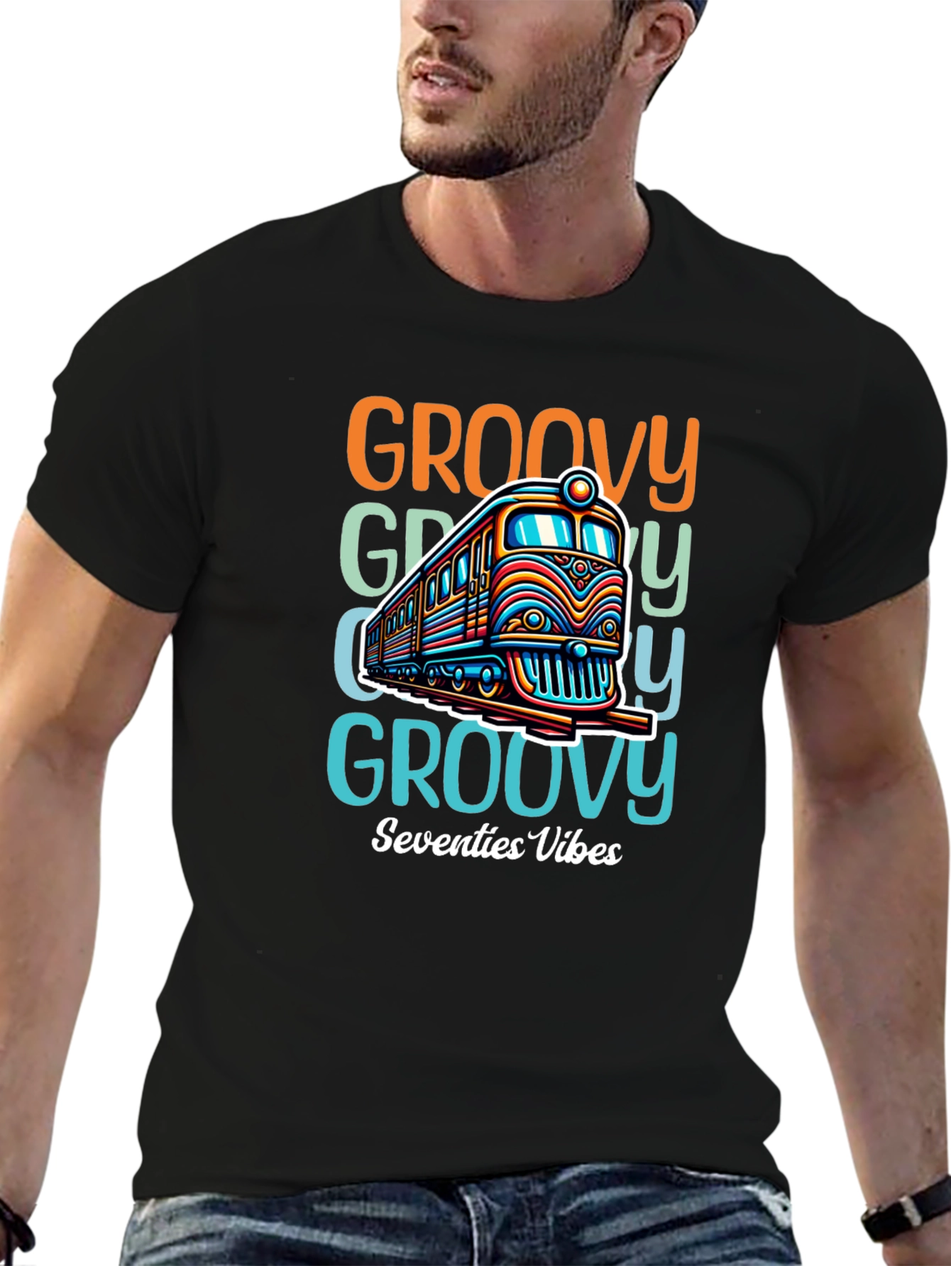 Groovy Seventies Vibes Graphic Tee