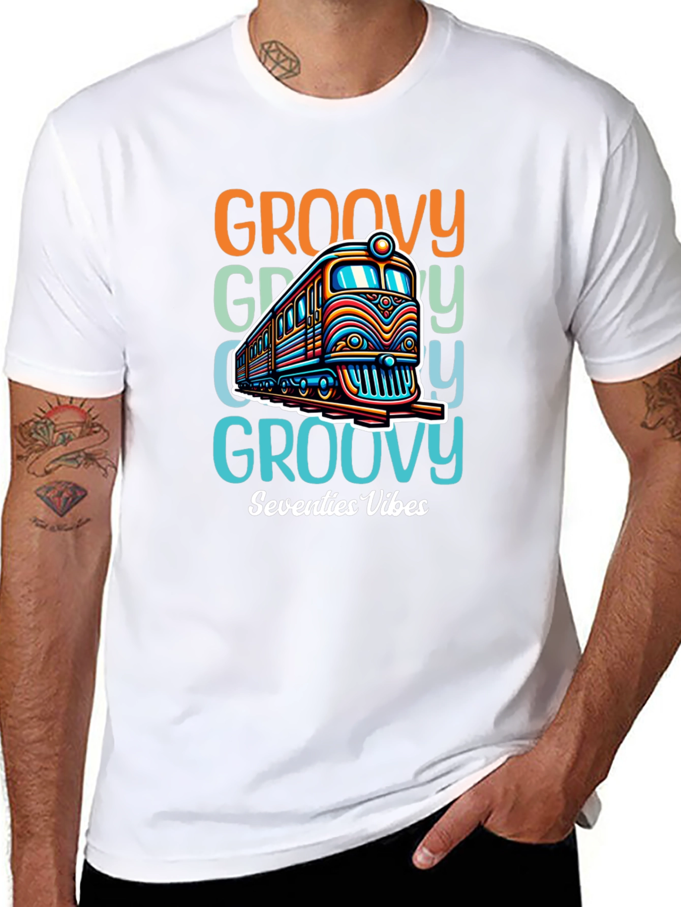 Groovy Seventies Vibes Graphic Tee
