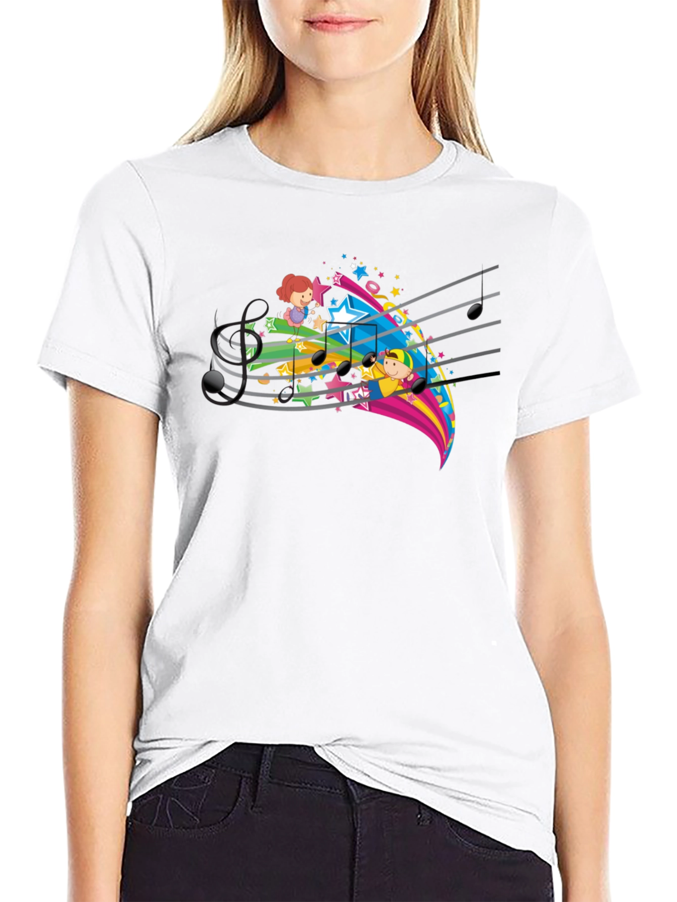 Musical Notes Kids T-Shirt