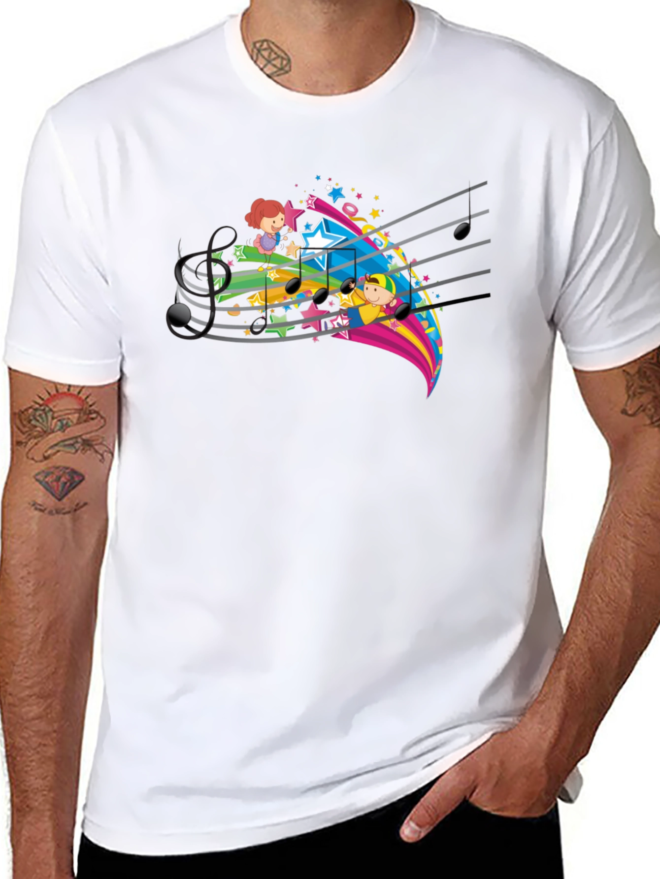 Musical Notes Kids T-Shirt