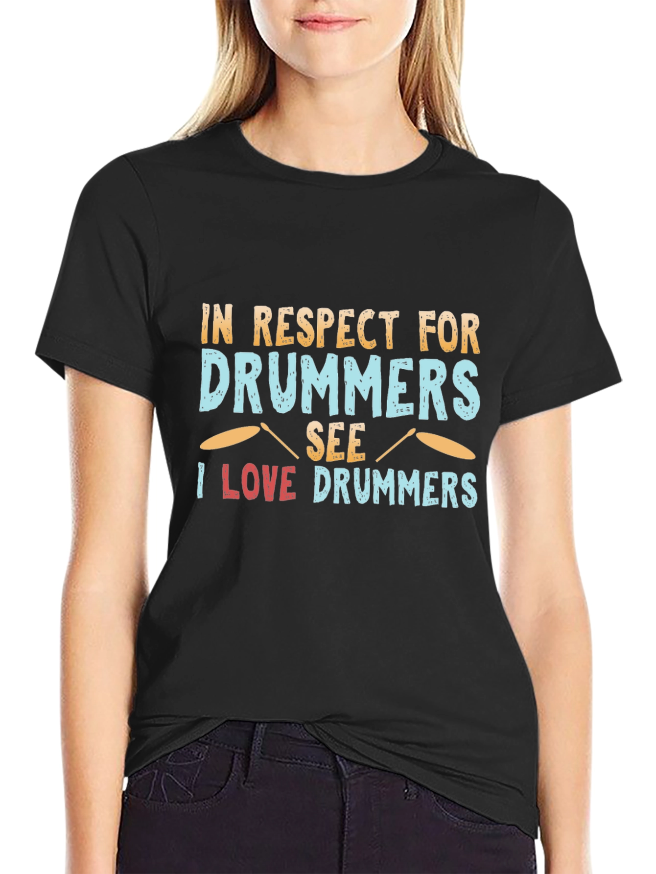 Drummer Respect T-Shirt - Music Lover Tee