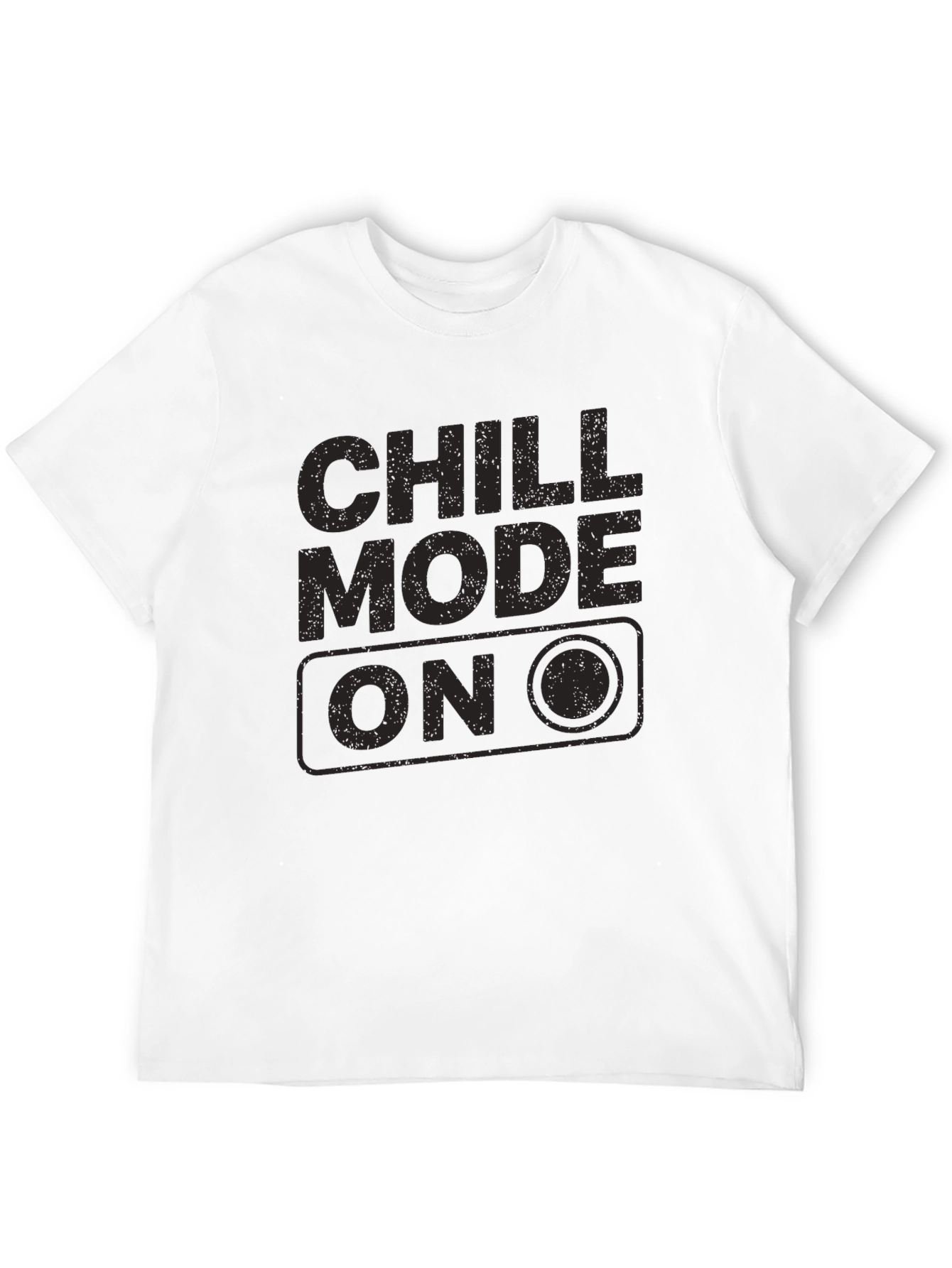 Chill Mode On Black Graphic Tee