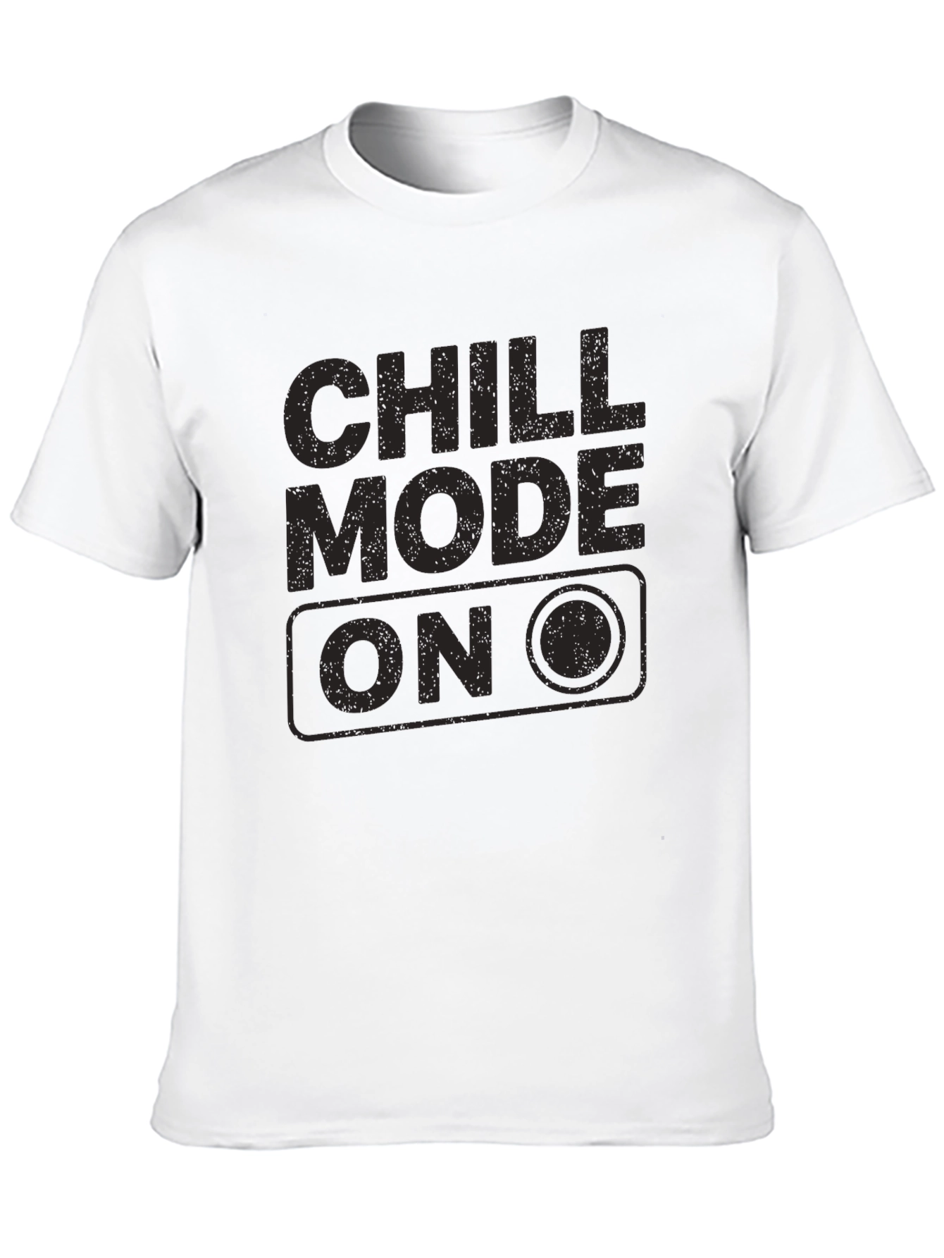 Chill Mode On Black Graphic Tee