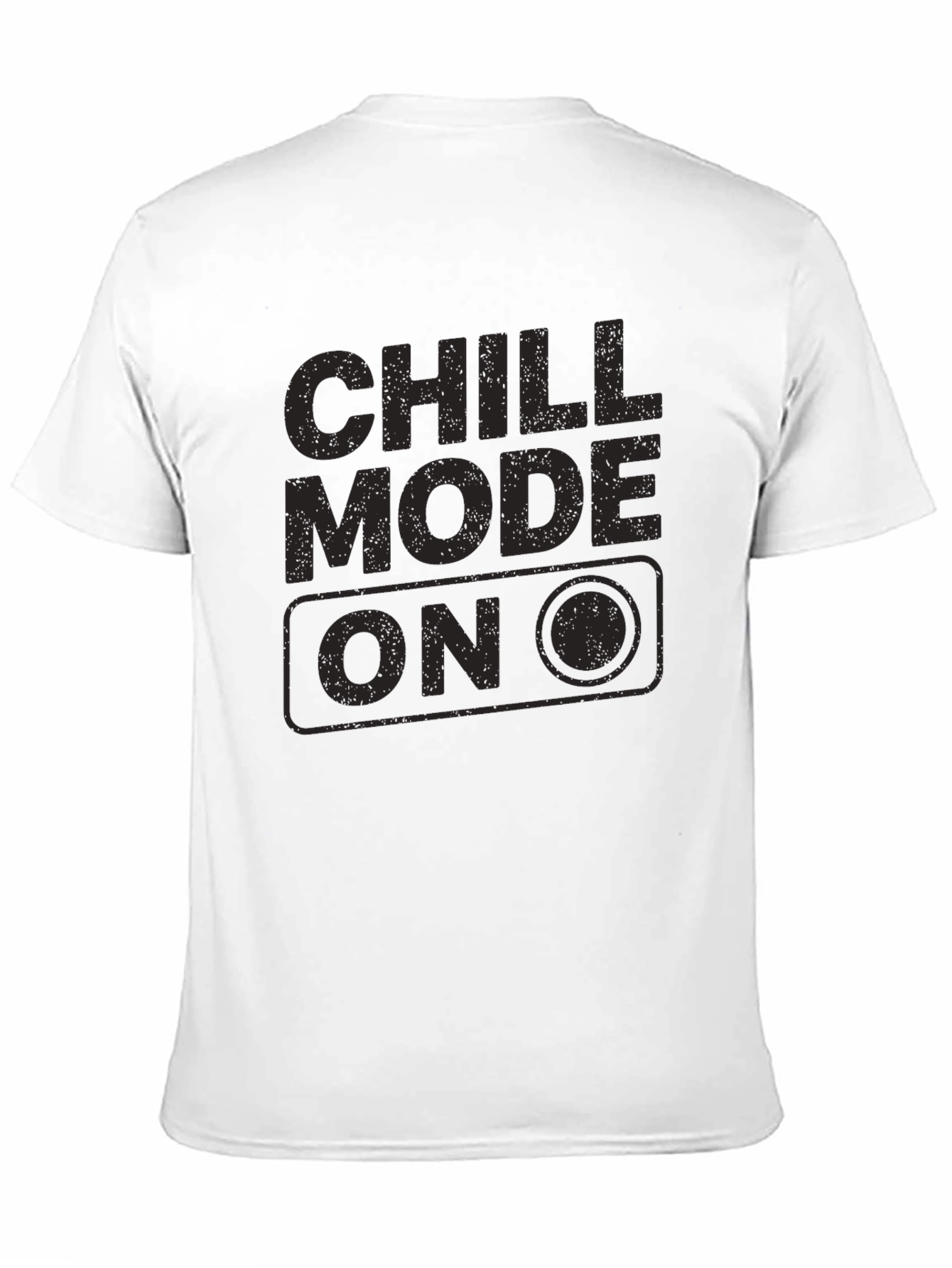 Chill Mode On Black Graphic Tee