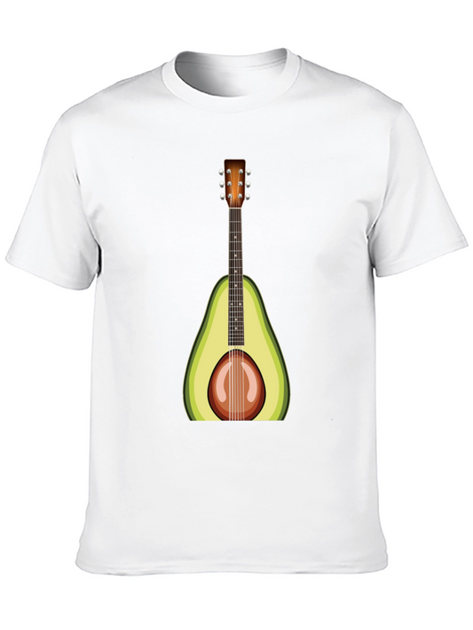 Avocado Guitar T-Shirt: Unique Music Lover Tee